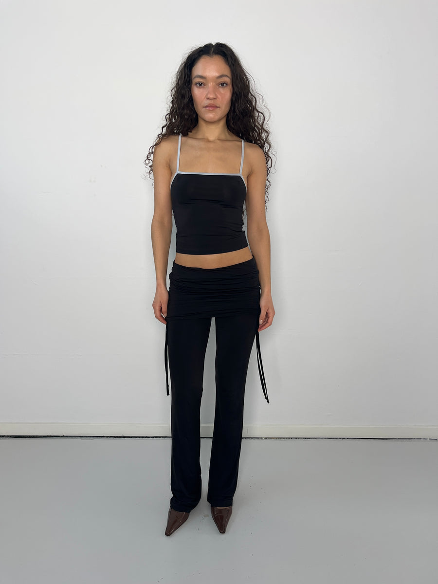トップス andmary Gigi ribbon tops black Gigi Top Black – Kernemilk