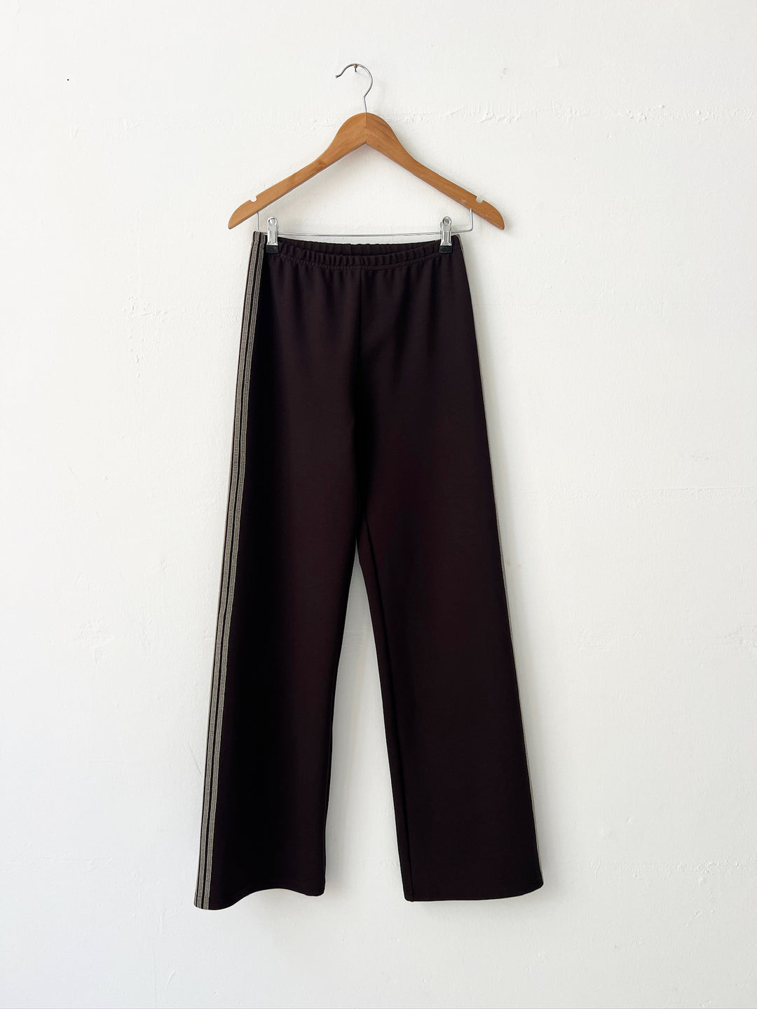 ZIGGI TRACK PANTS BROWN/OFF WHITE