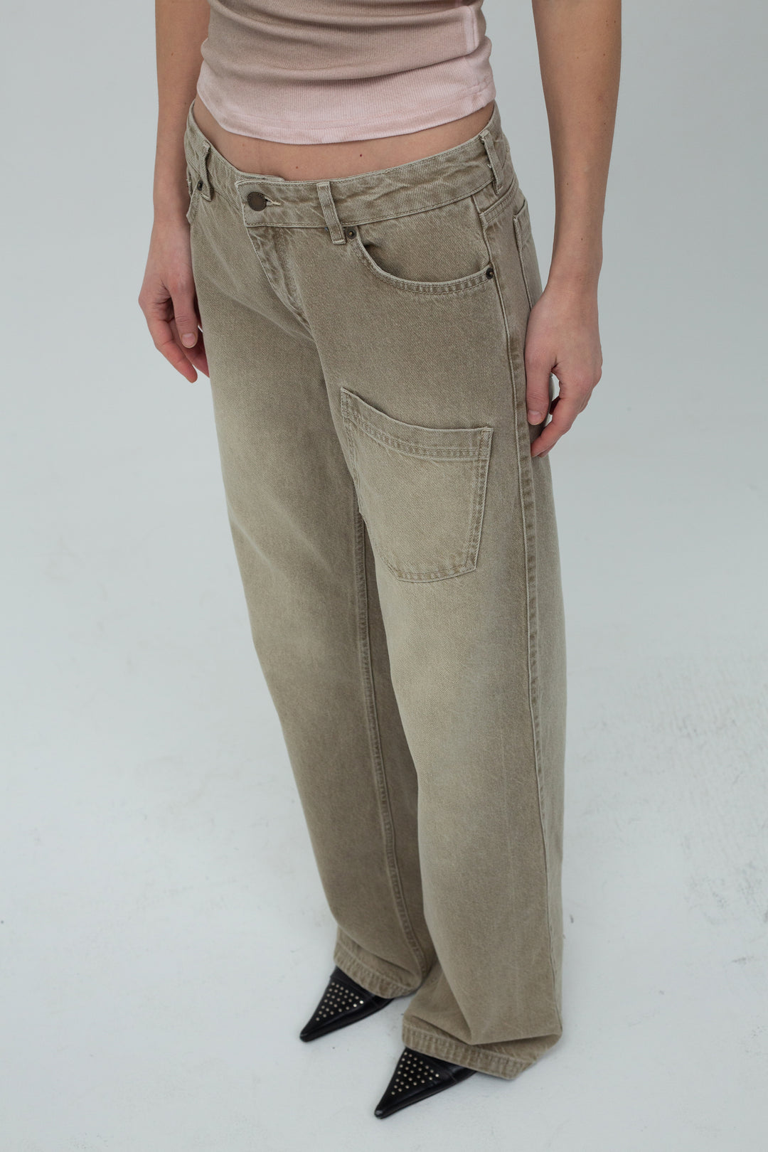 Mia Jeans Sand
