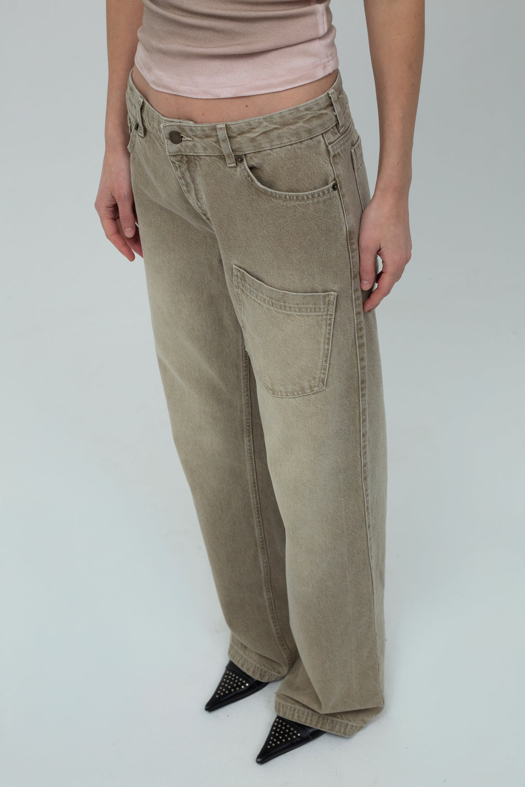 Mia Jeans Sand