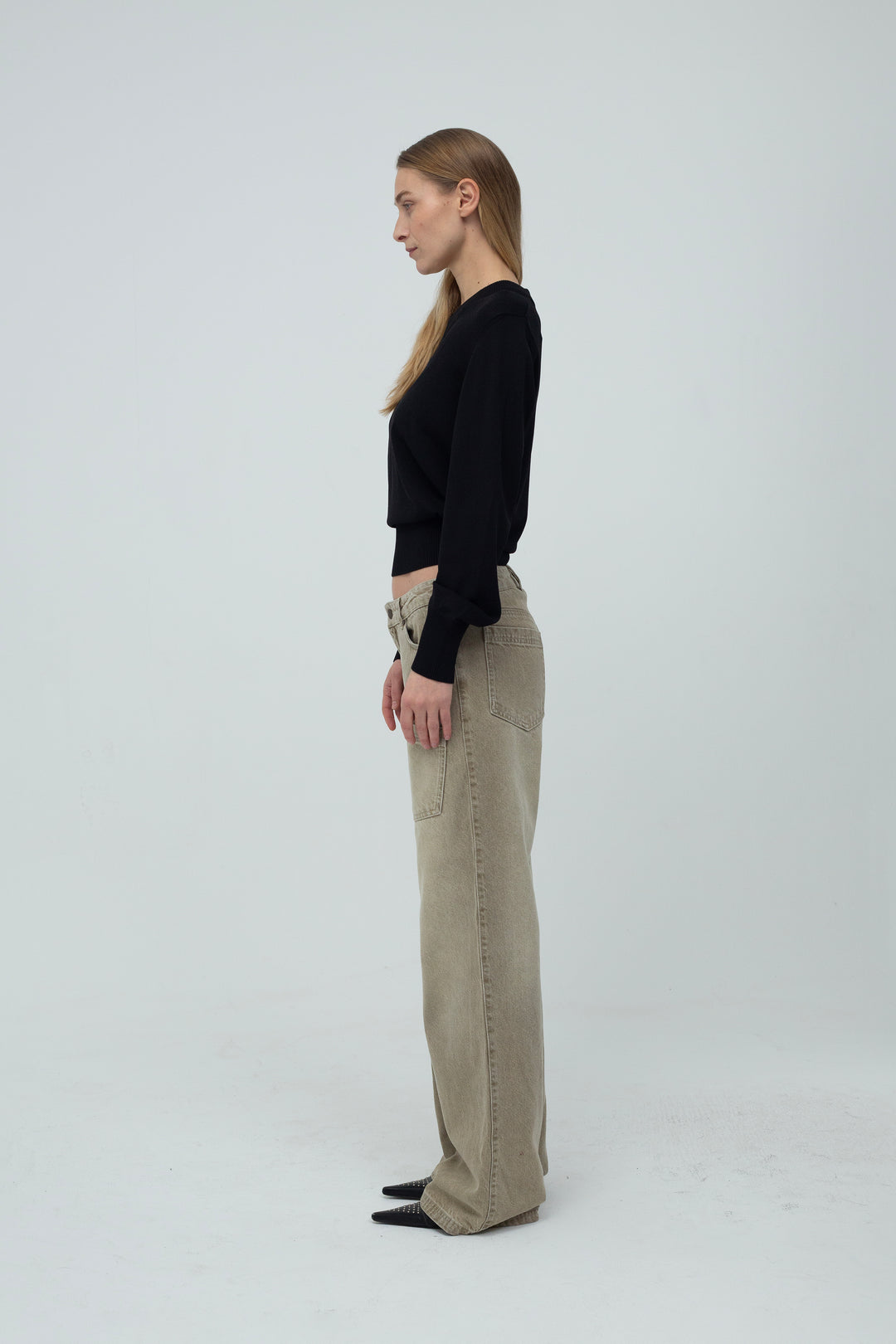 Deborah V-Neck Black