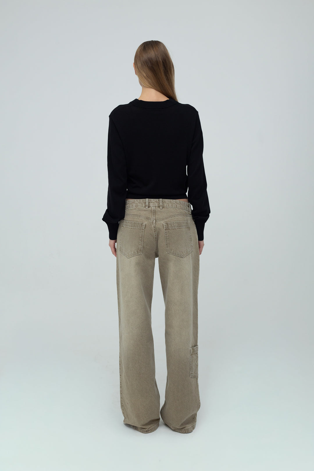 Deborah V-Neck Black