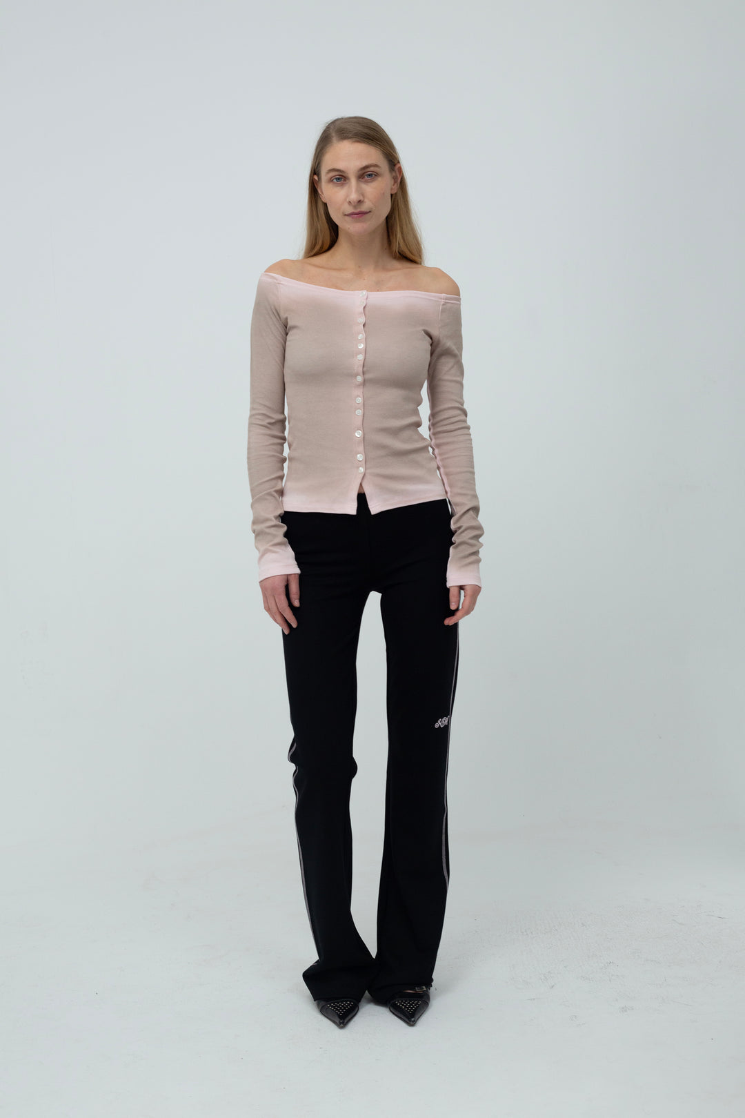 Matilda Cardigan Light Pink/Sand