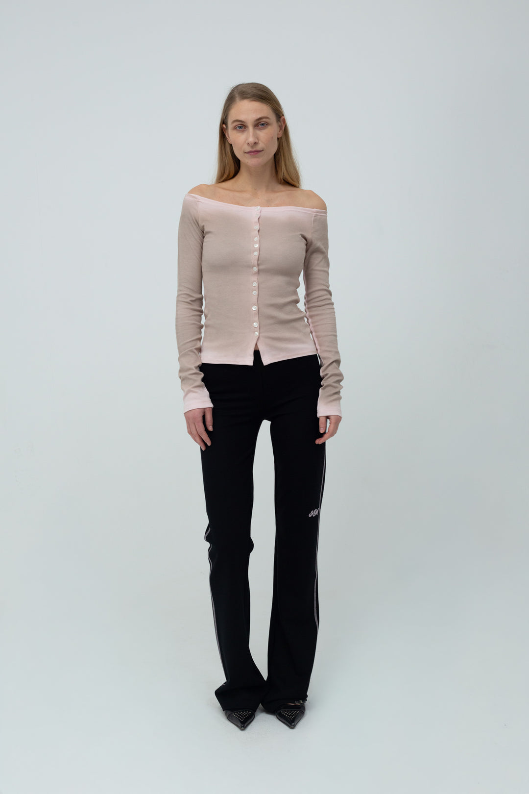 Matilda Cardigan Light Pink/Sand