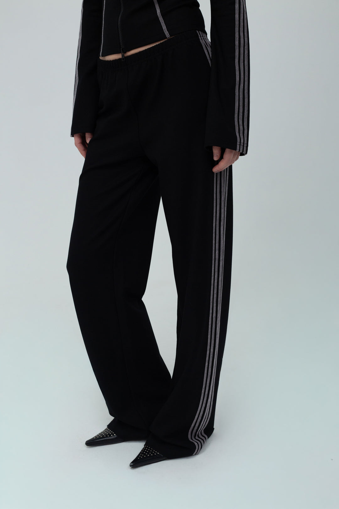 Ziggi Track Pants Black/Light Pink