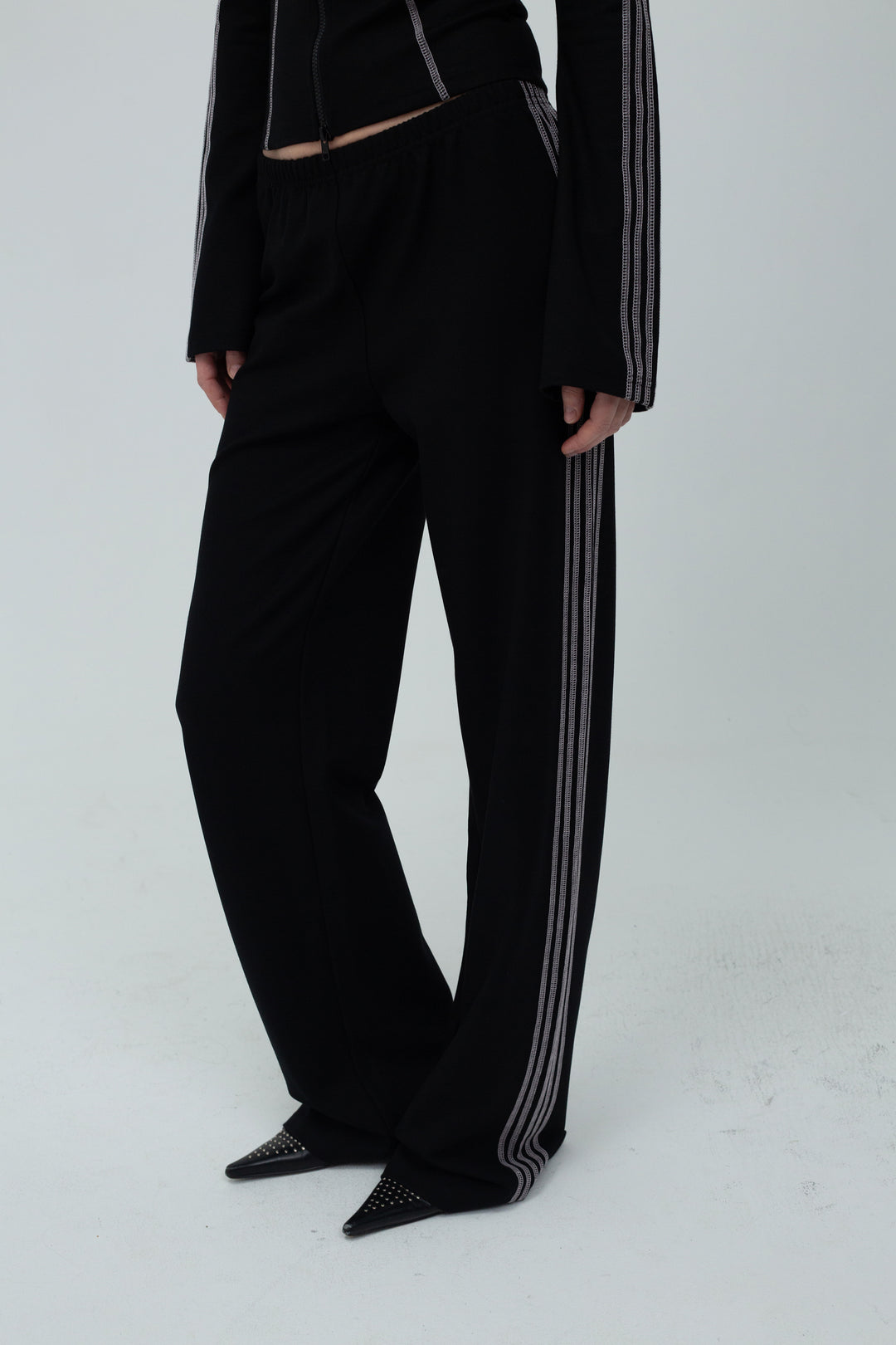 Ziggi Track Pants Black/Light Pink