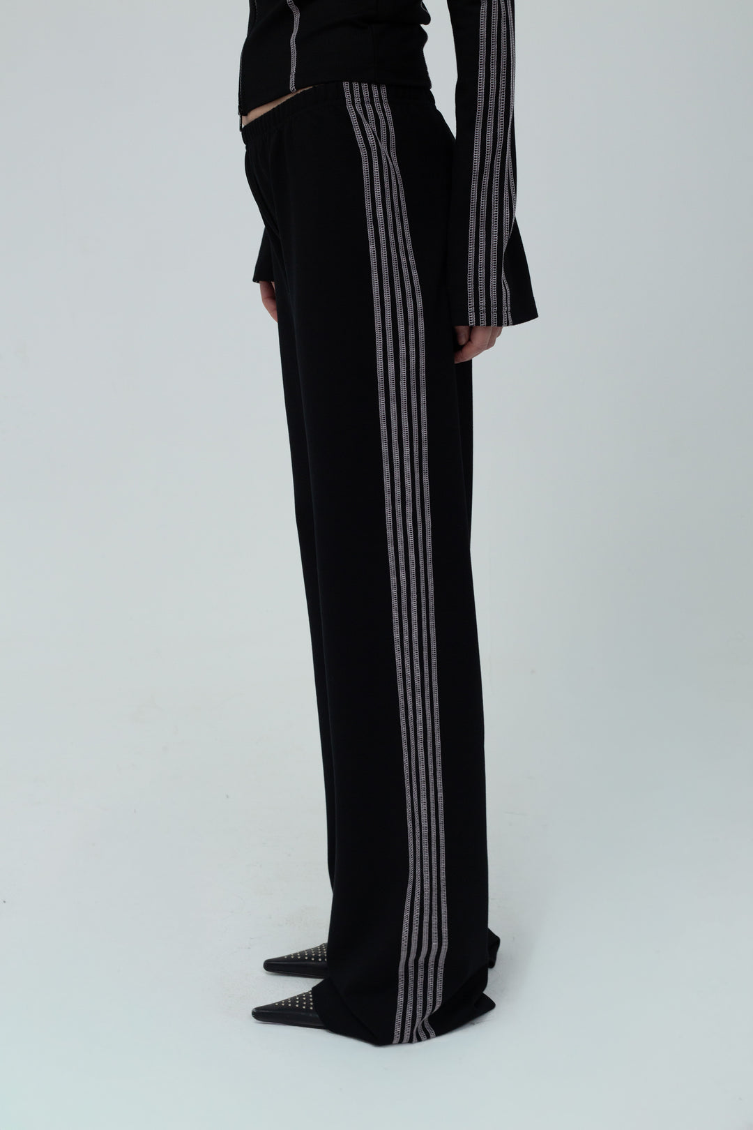 Ziggi Track Pants Black/Light Pink