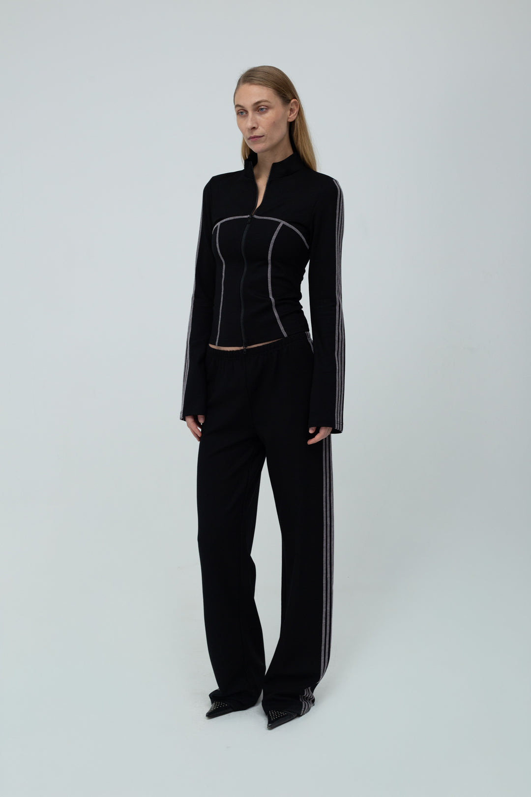 Ziggi Track Pants Black/Light Pink