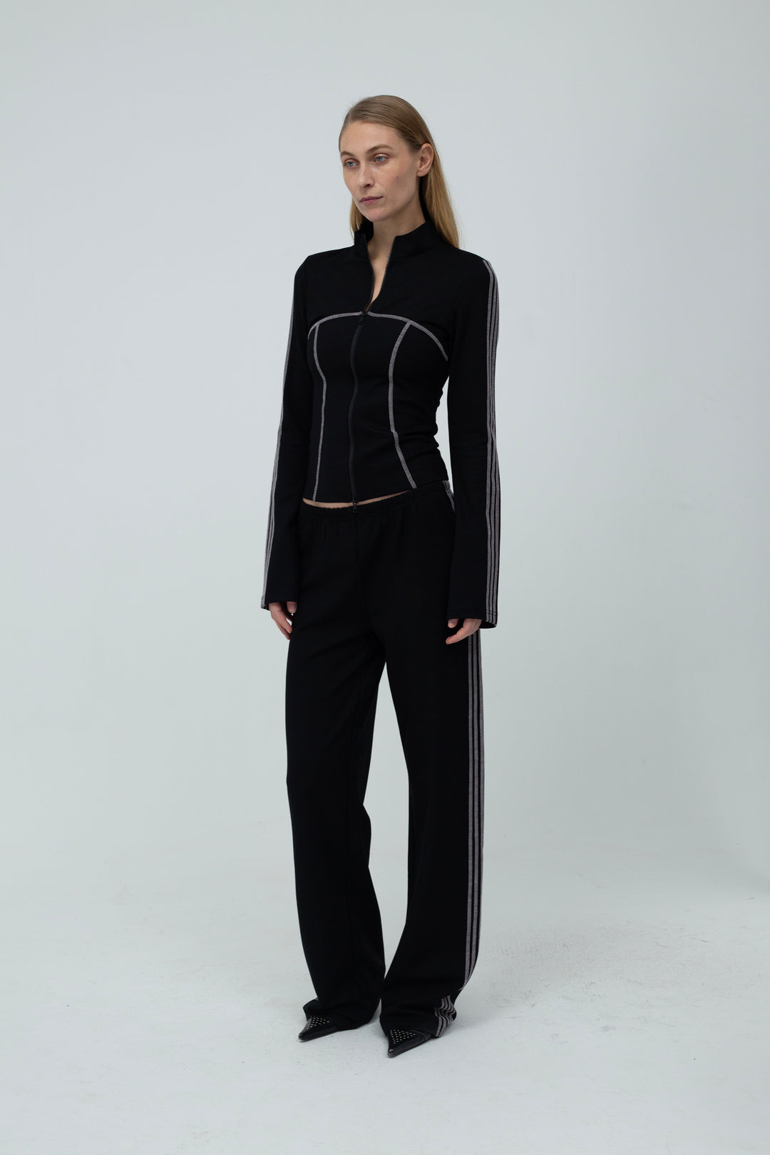 Ziggi Track Pants Black/Light Pink