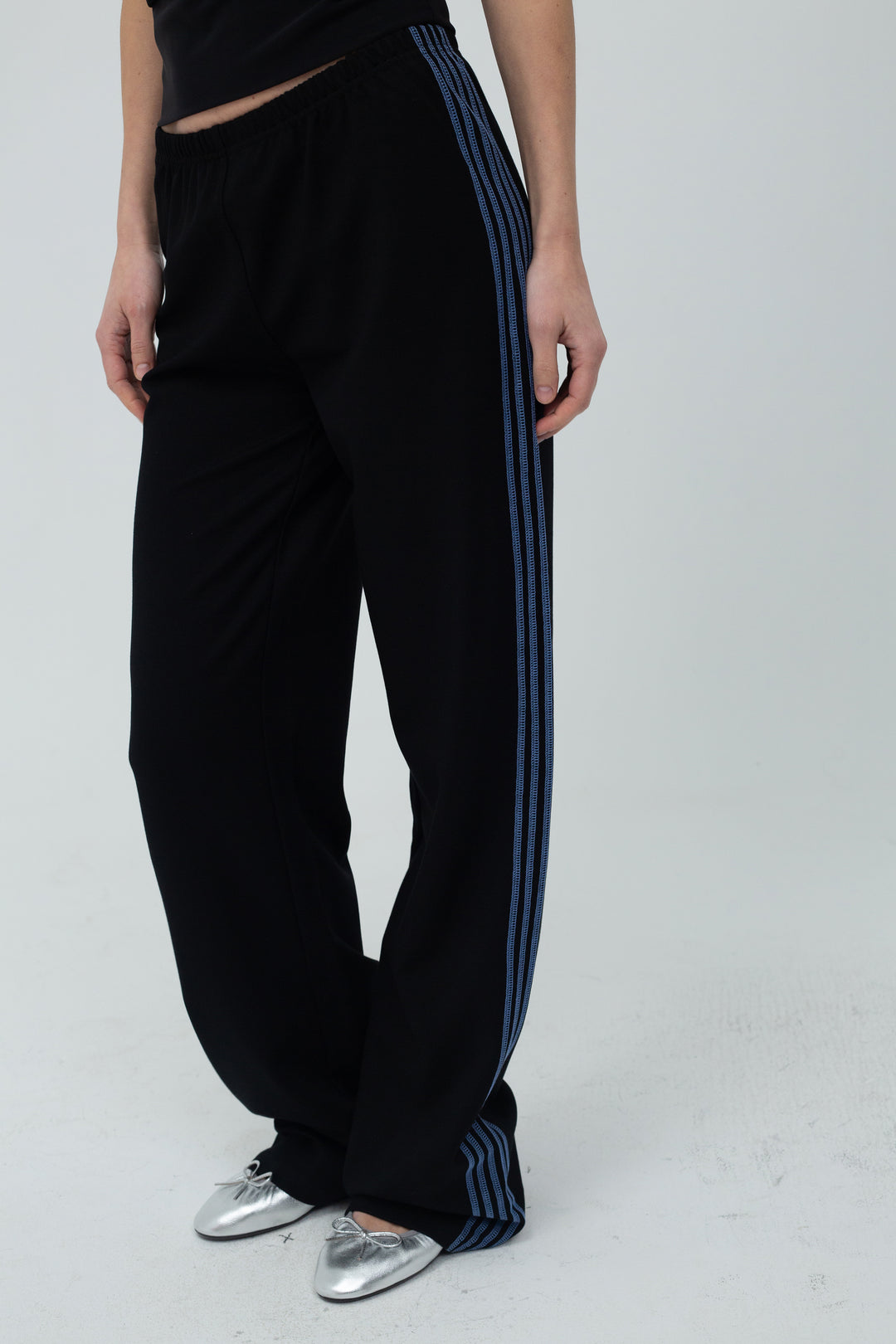 Ziggi Track Pants Black/Blue