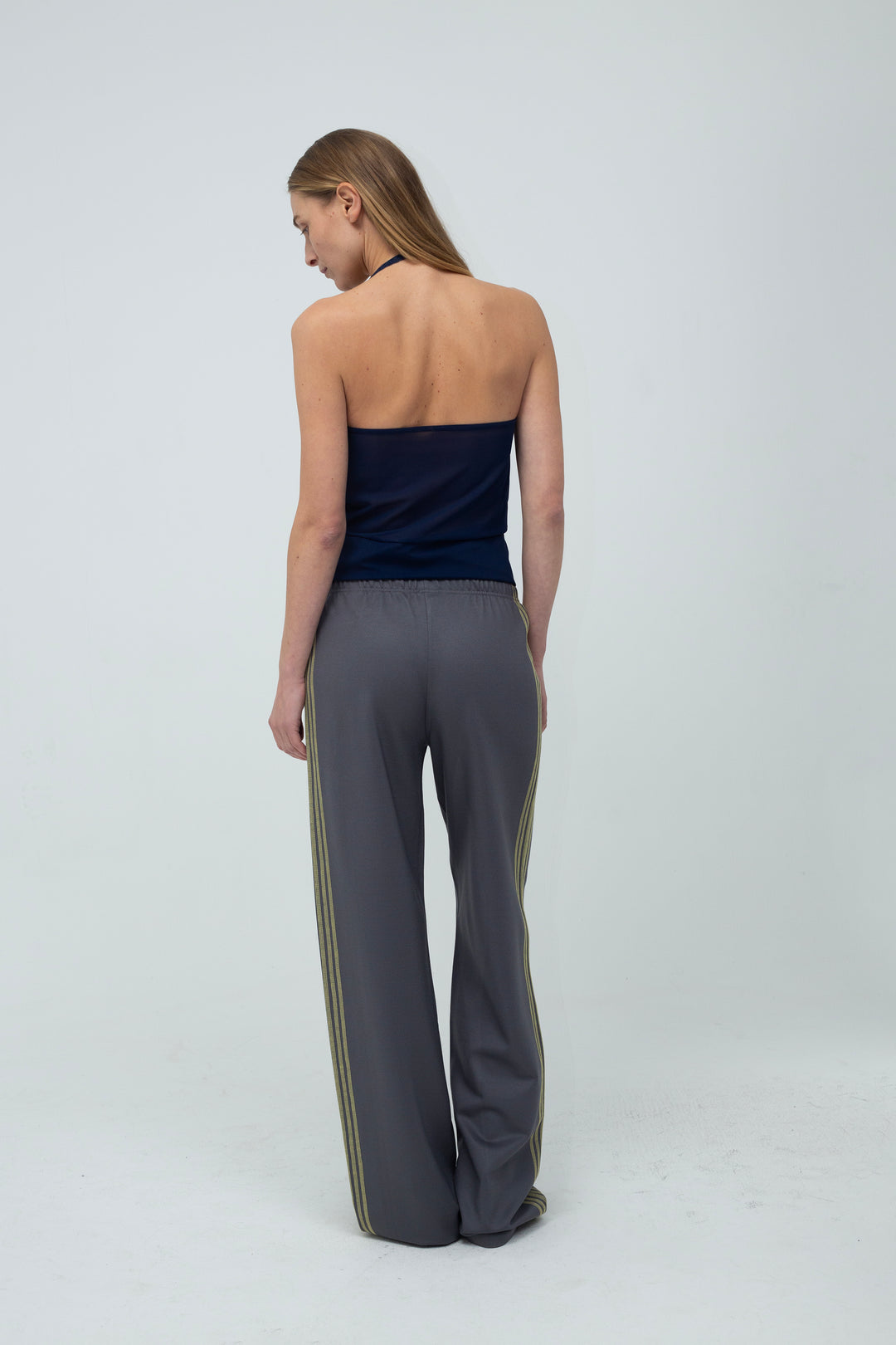 Ziggi Track Pants Grey/Light Yellow