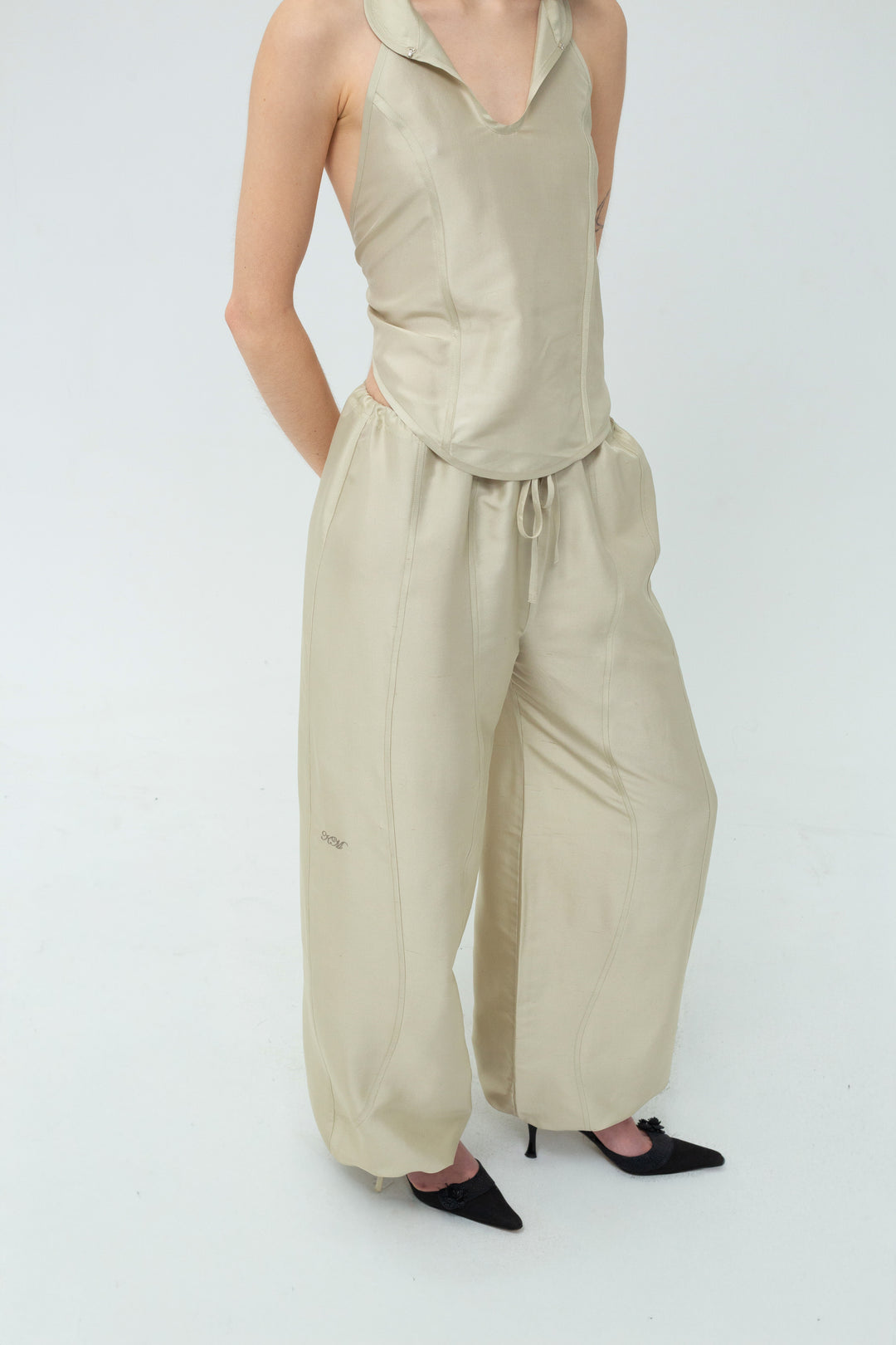 Dawn Track Pants Champagne