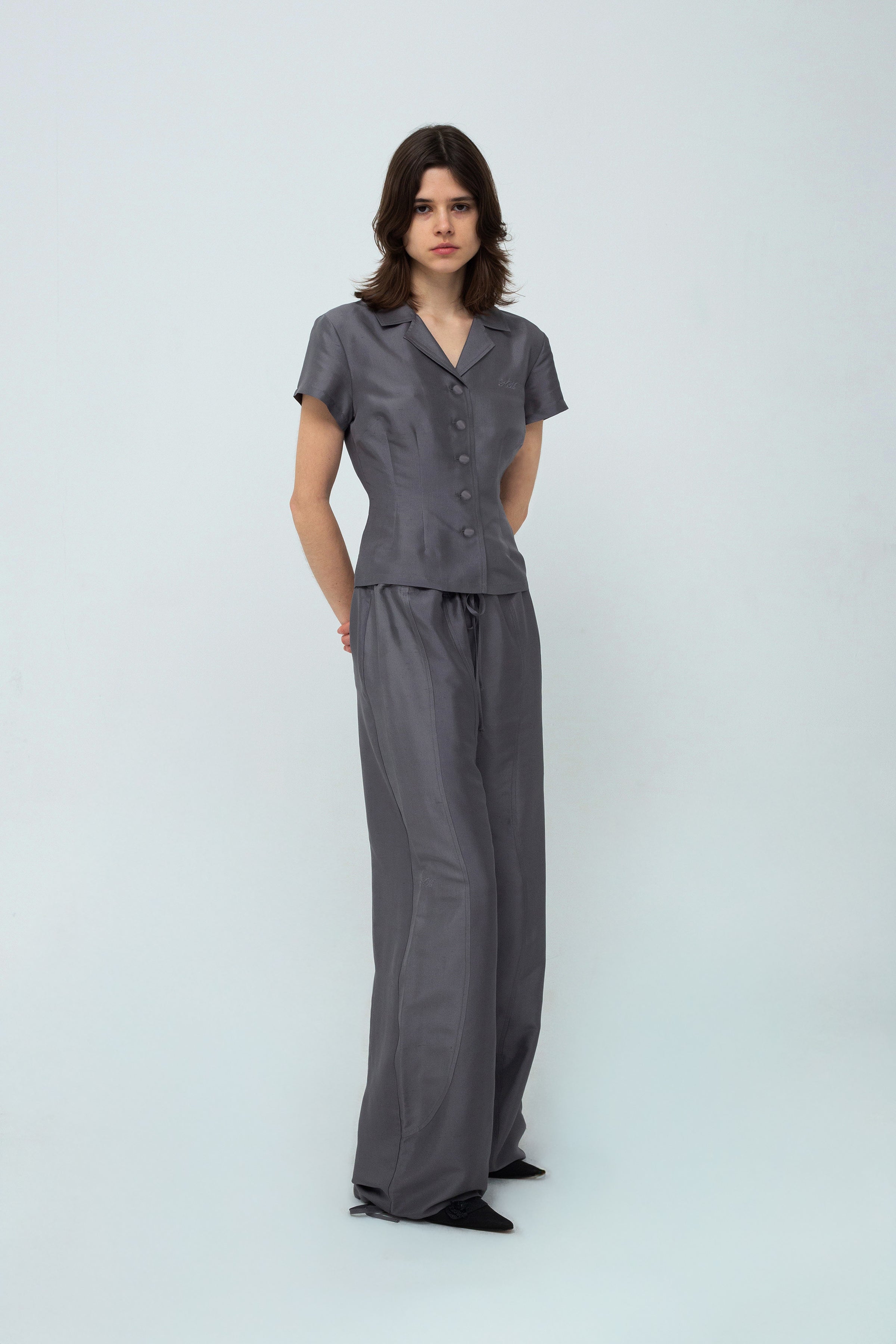 Mimi Shirt Dark Grey – Kernemilk