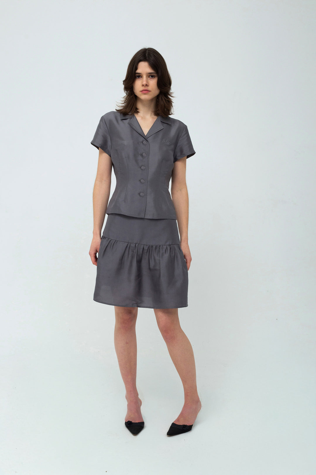 Mona Skirt Dark Grey