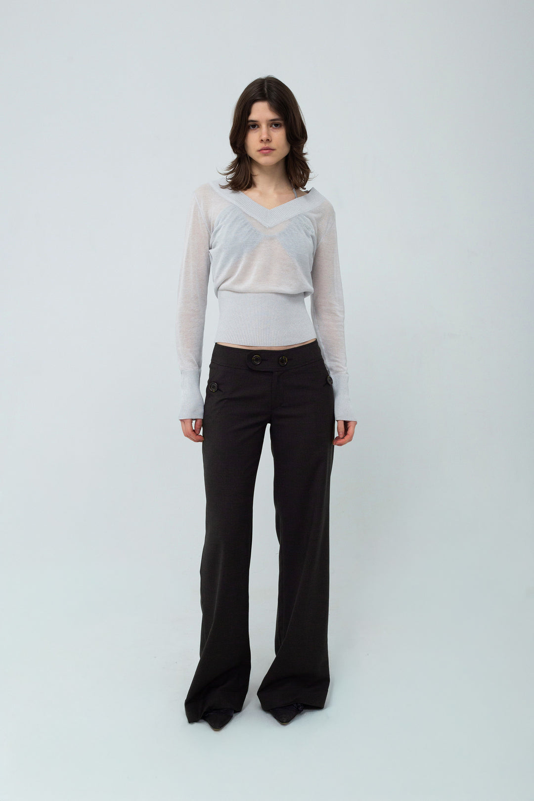 Jenni Pants Brown/Black