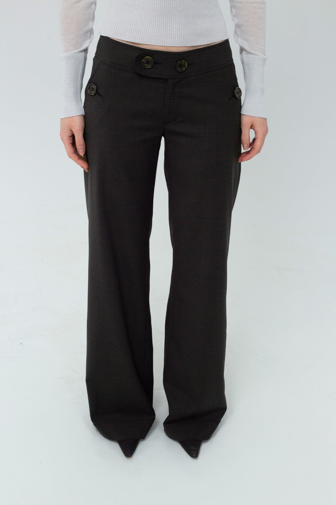 Jenni Pants Brown/Black