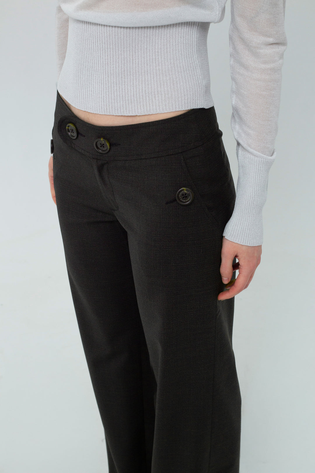 Jenni Pants Brown/Black