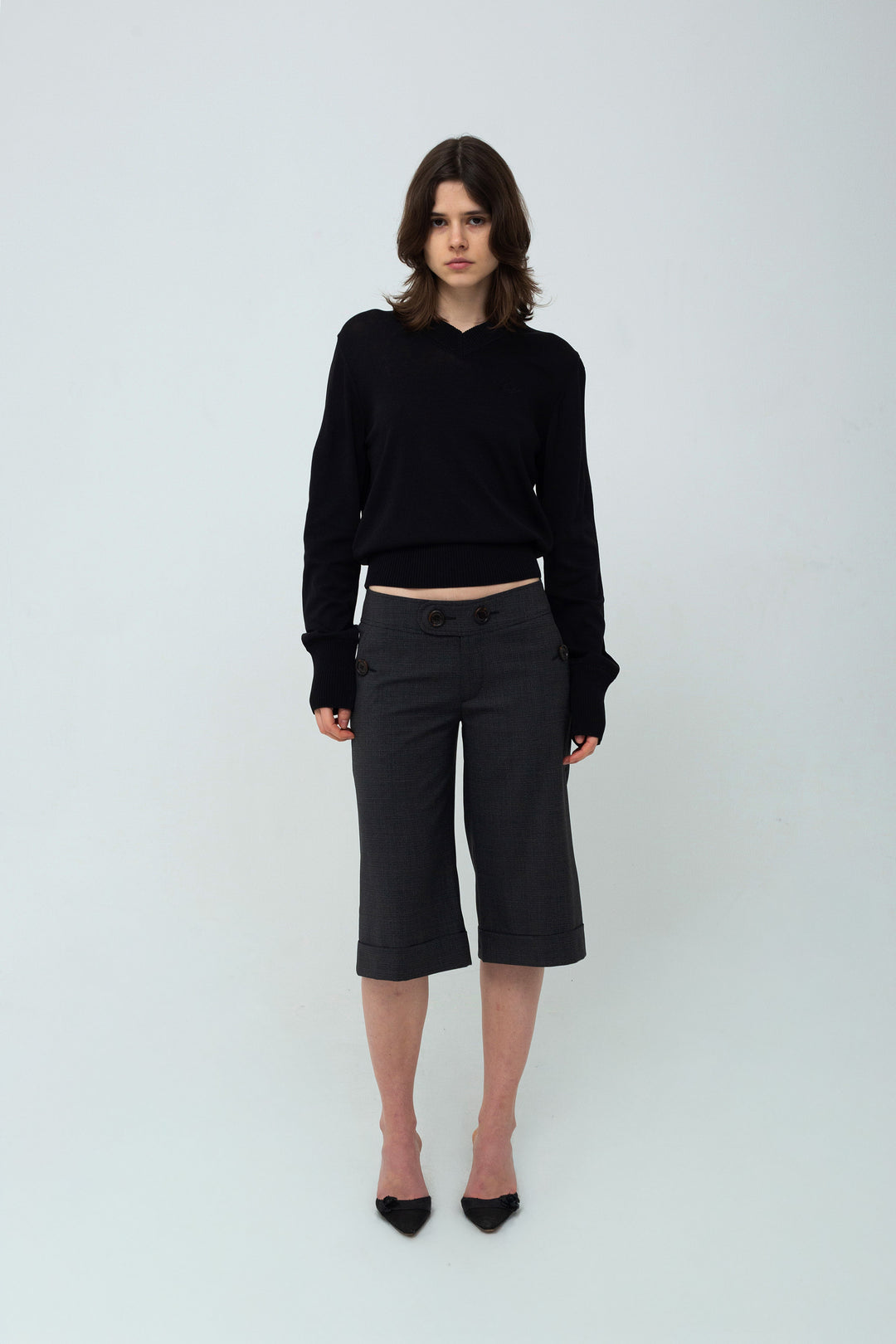 Poula Shorts Grey/Black
