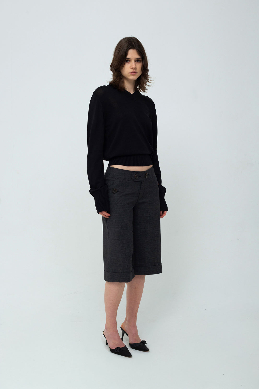 Poula Shorts Grey/Black