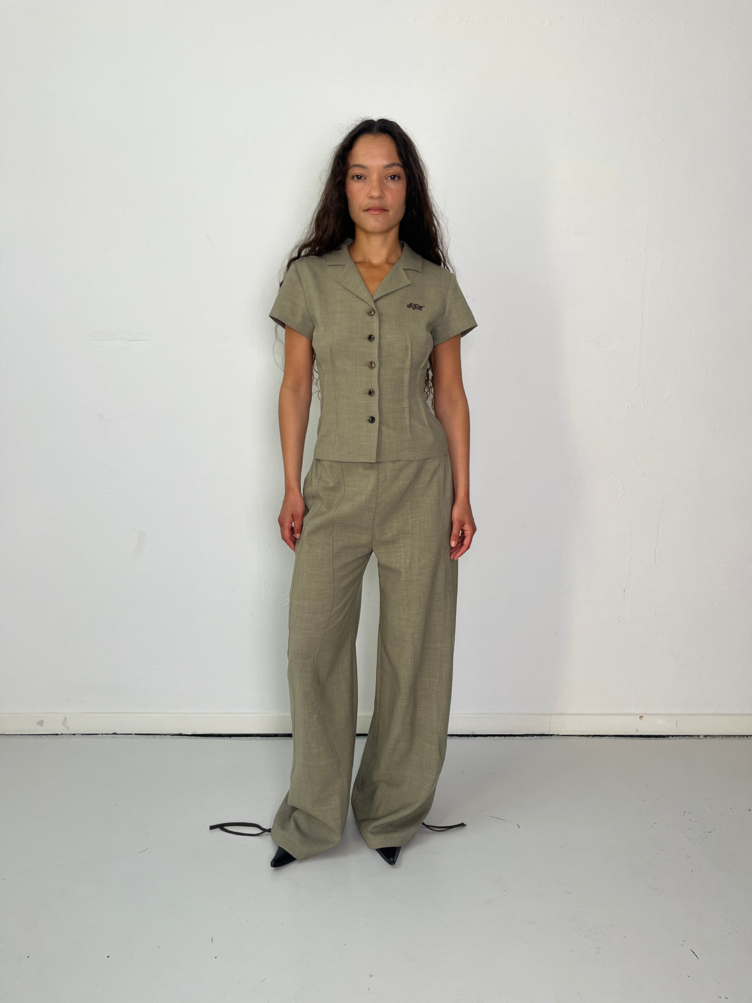 Mimi Shirt Dusty Green