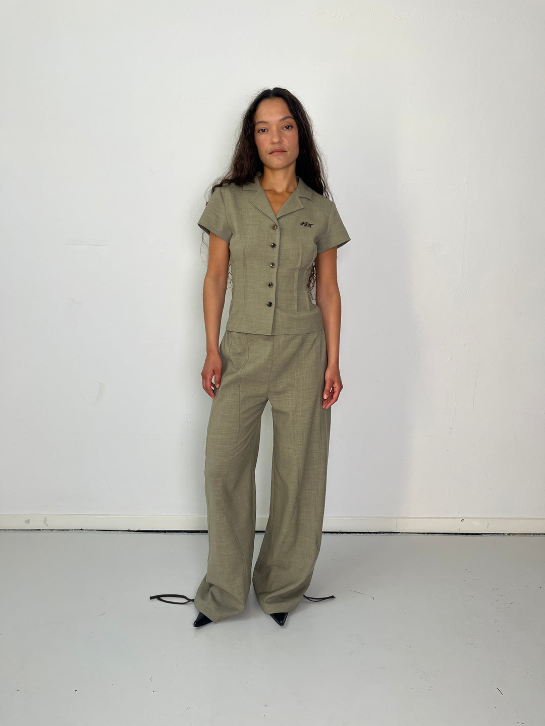 Dawn Track Pants Dusty Green