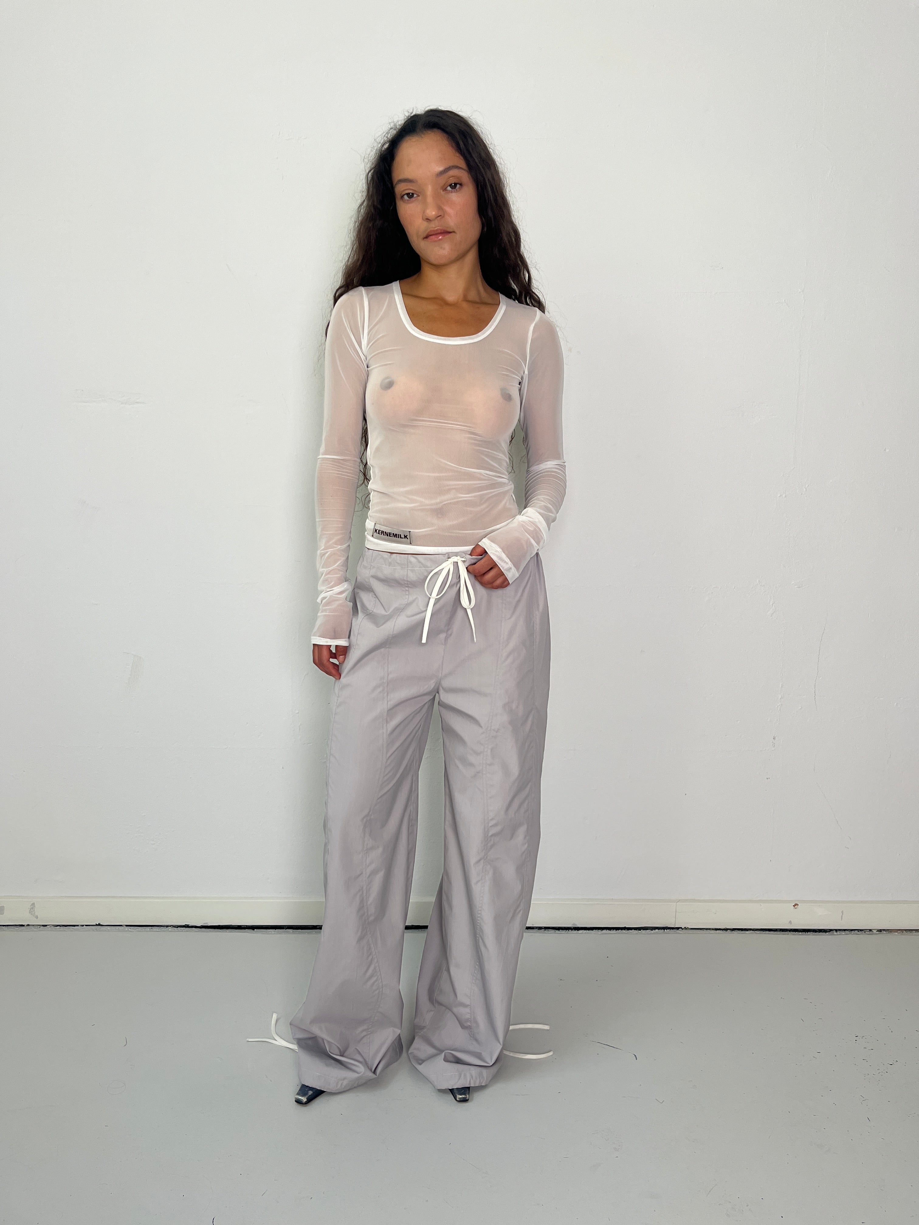 Java Blouse White Mesh – Kernemilk