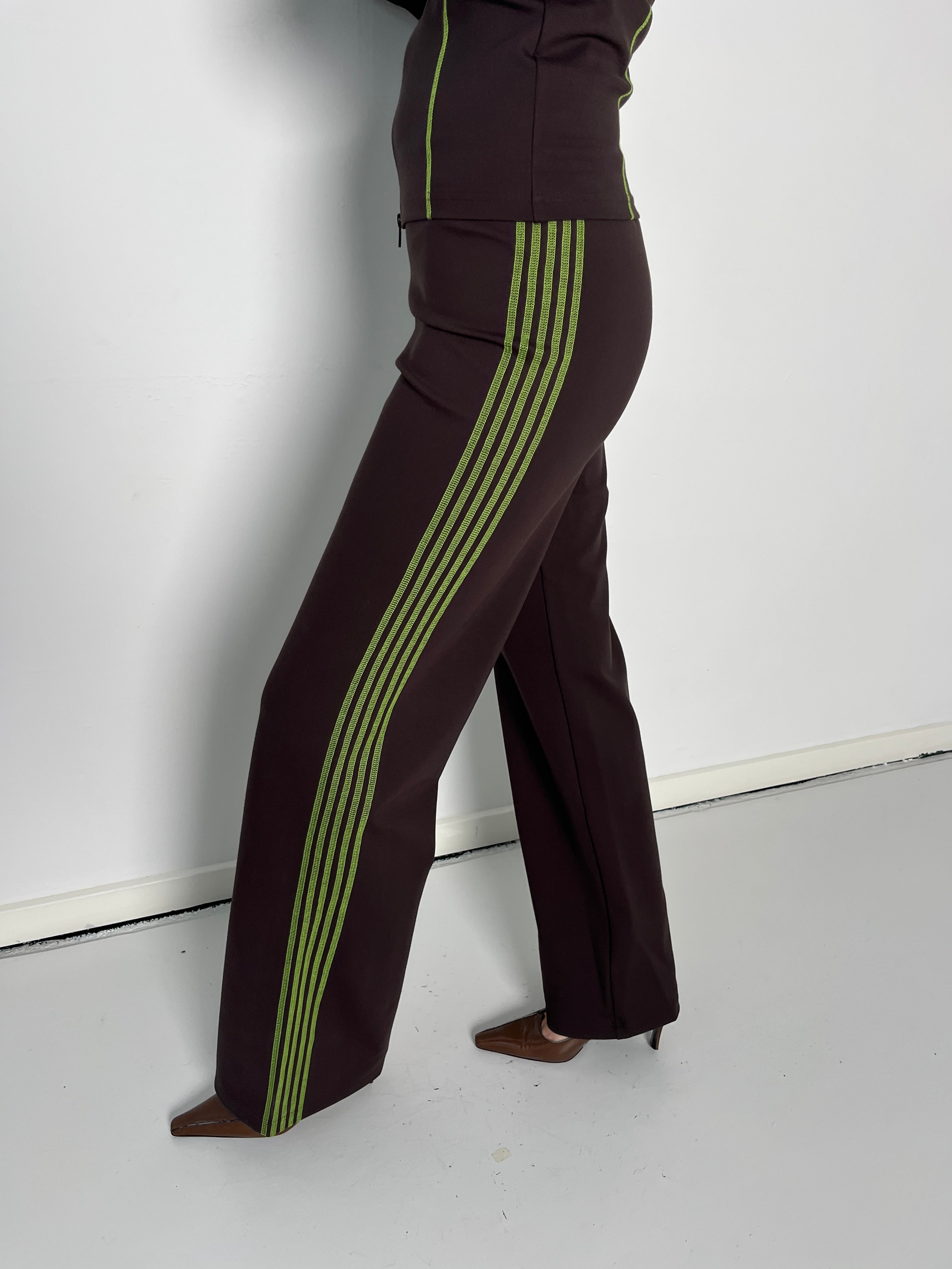 Pre-Order Ziggi Track Pants Brown/Green – Kernemilk