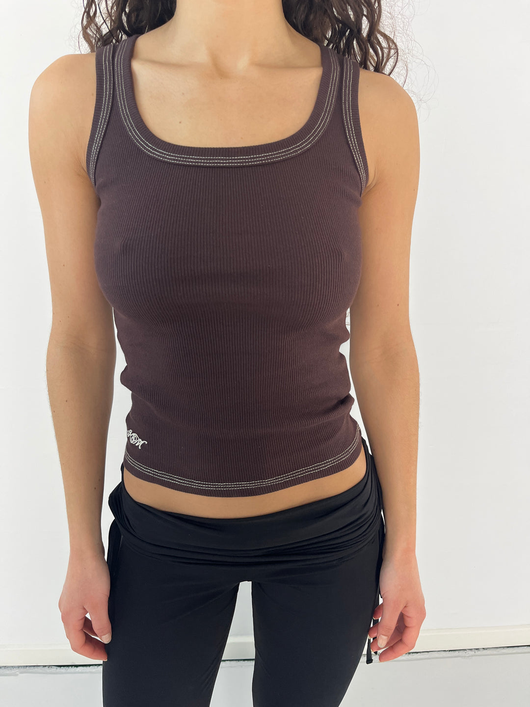 LUA TANK TOP BROWN