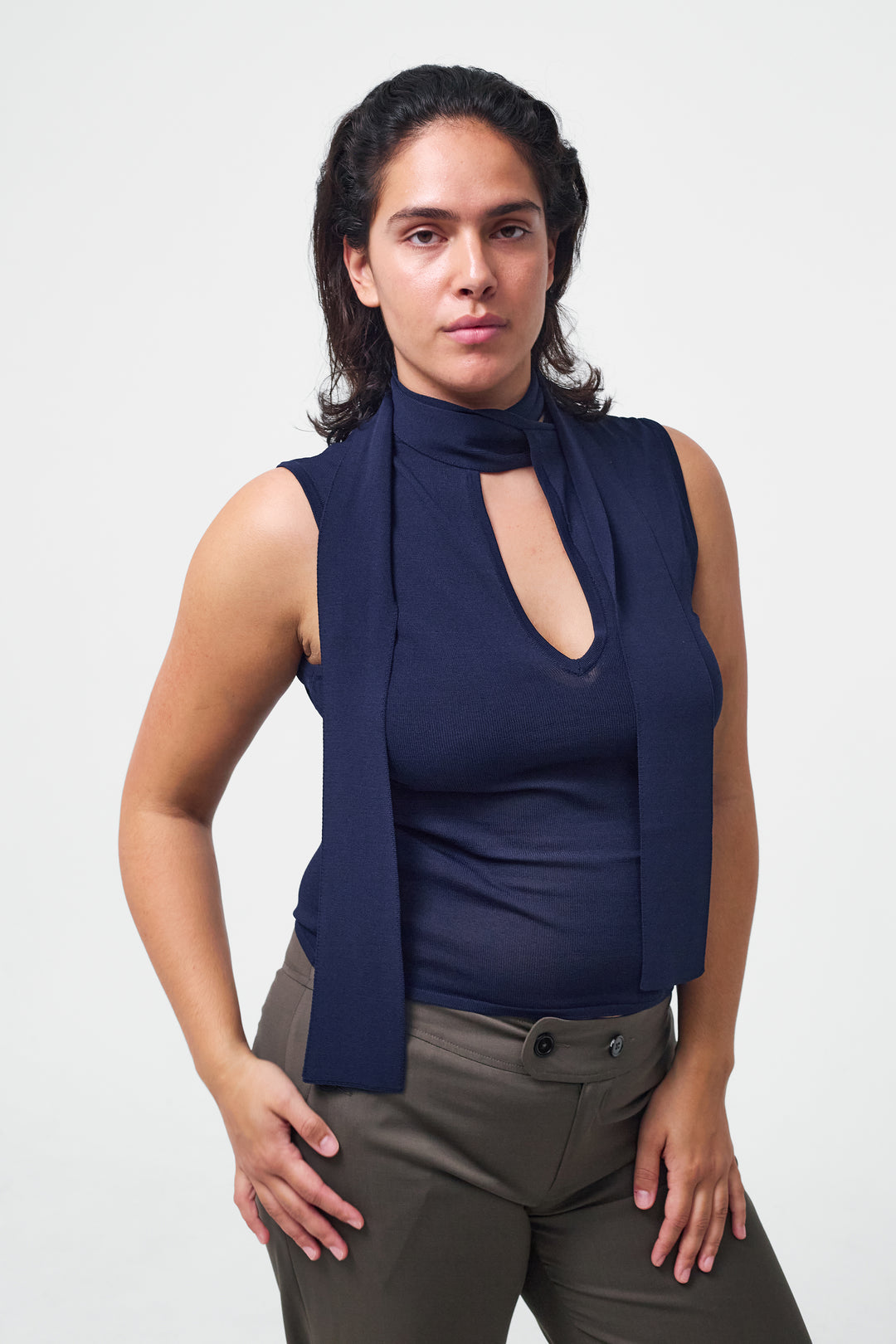 Vera Top Dark Navy