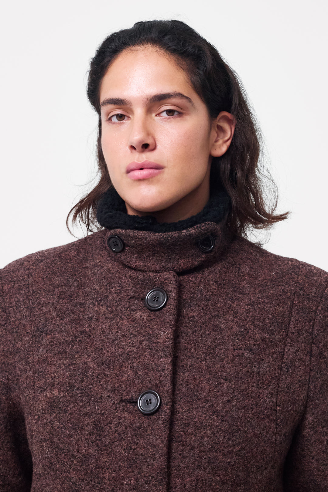 Lopu Coat Brown