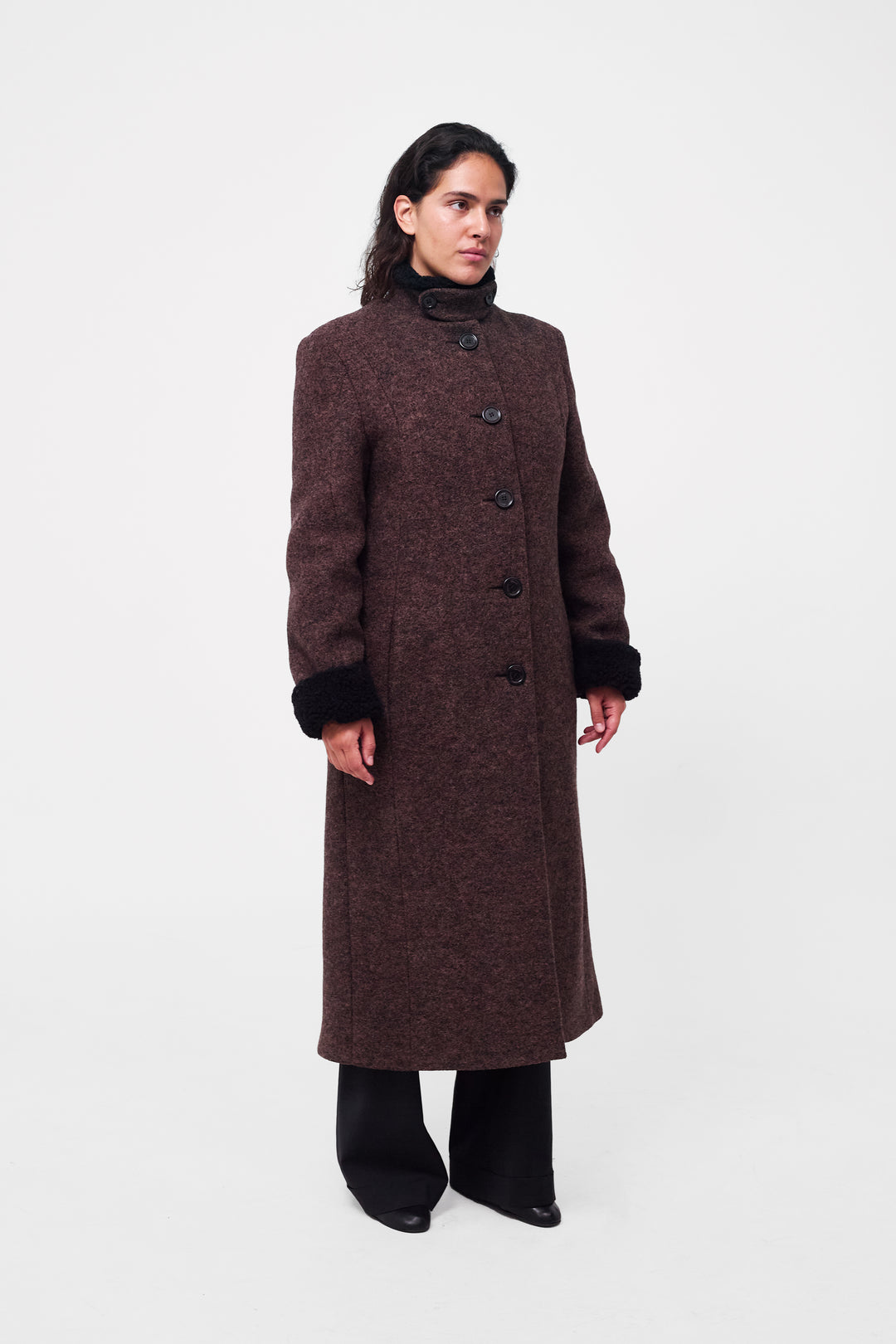 Lopu Coat Brown