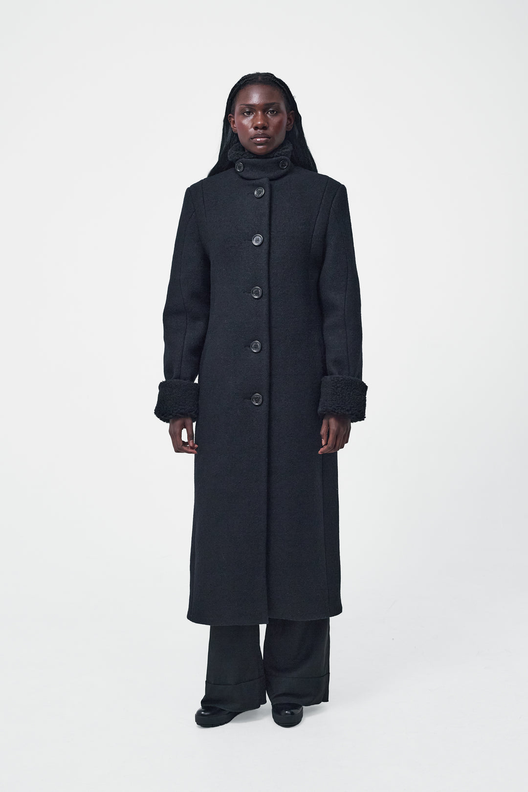 Lopu Coat Black