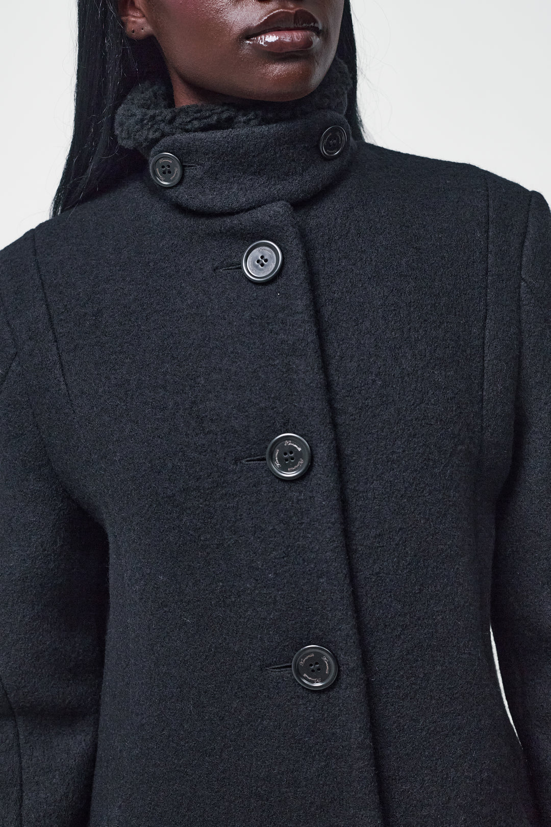 Lopu Coat Black