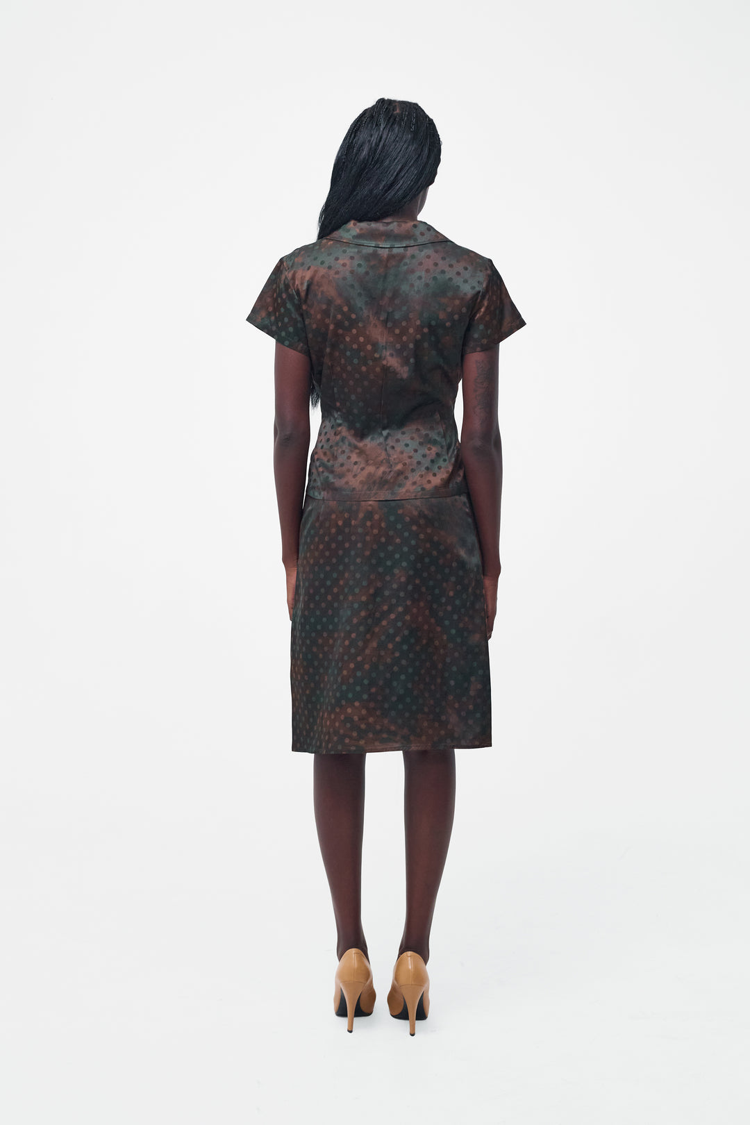 Mimi Shirt Brown Dot