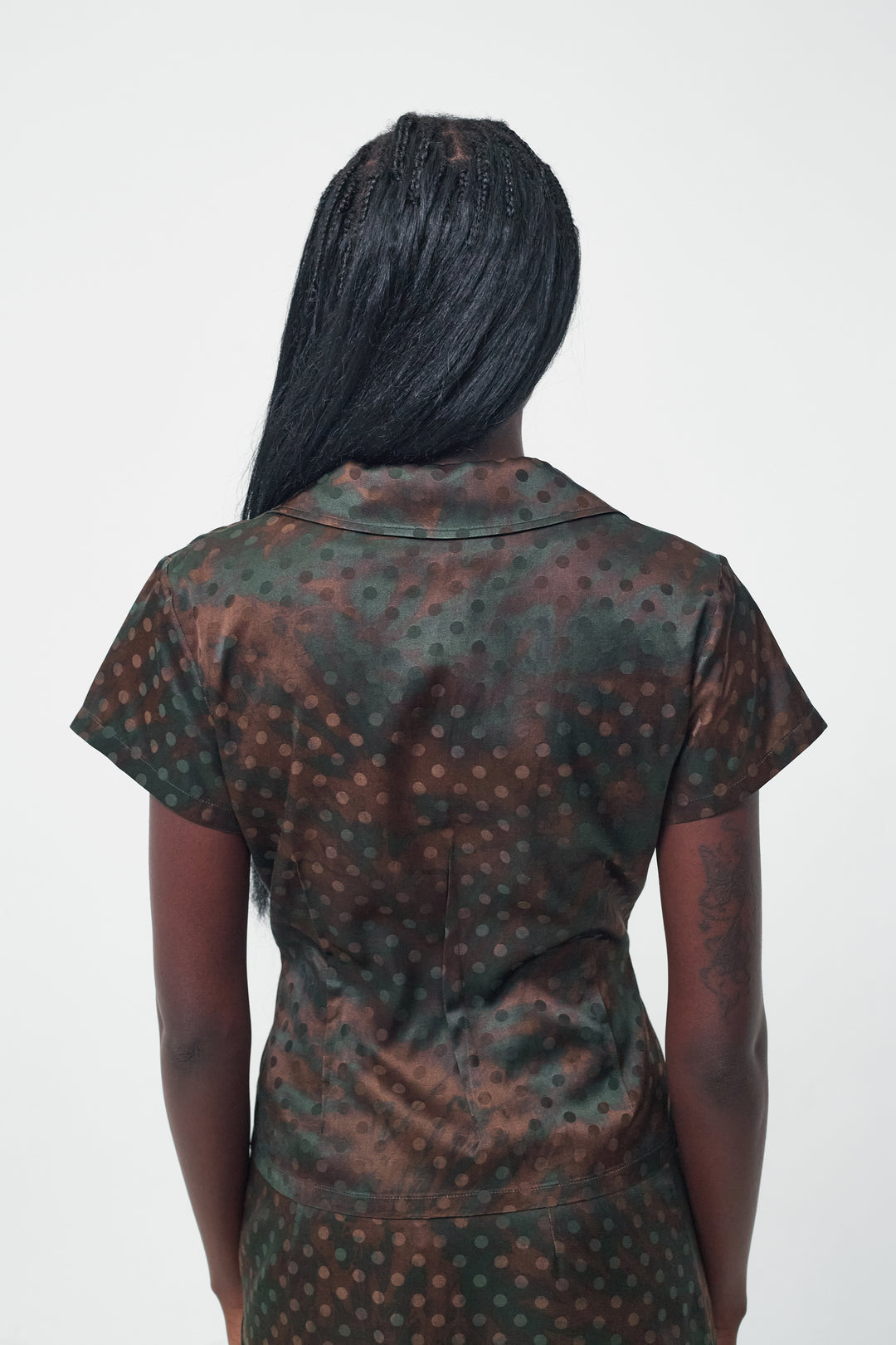 Mimi Shirt Brown Dot