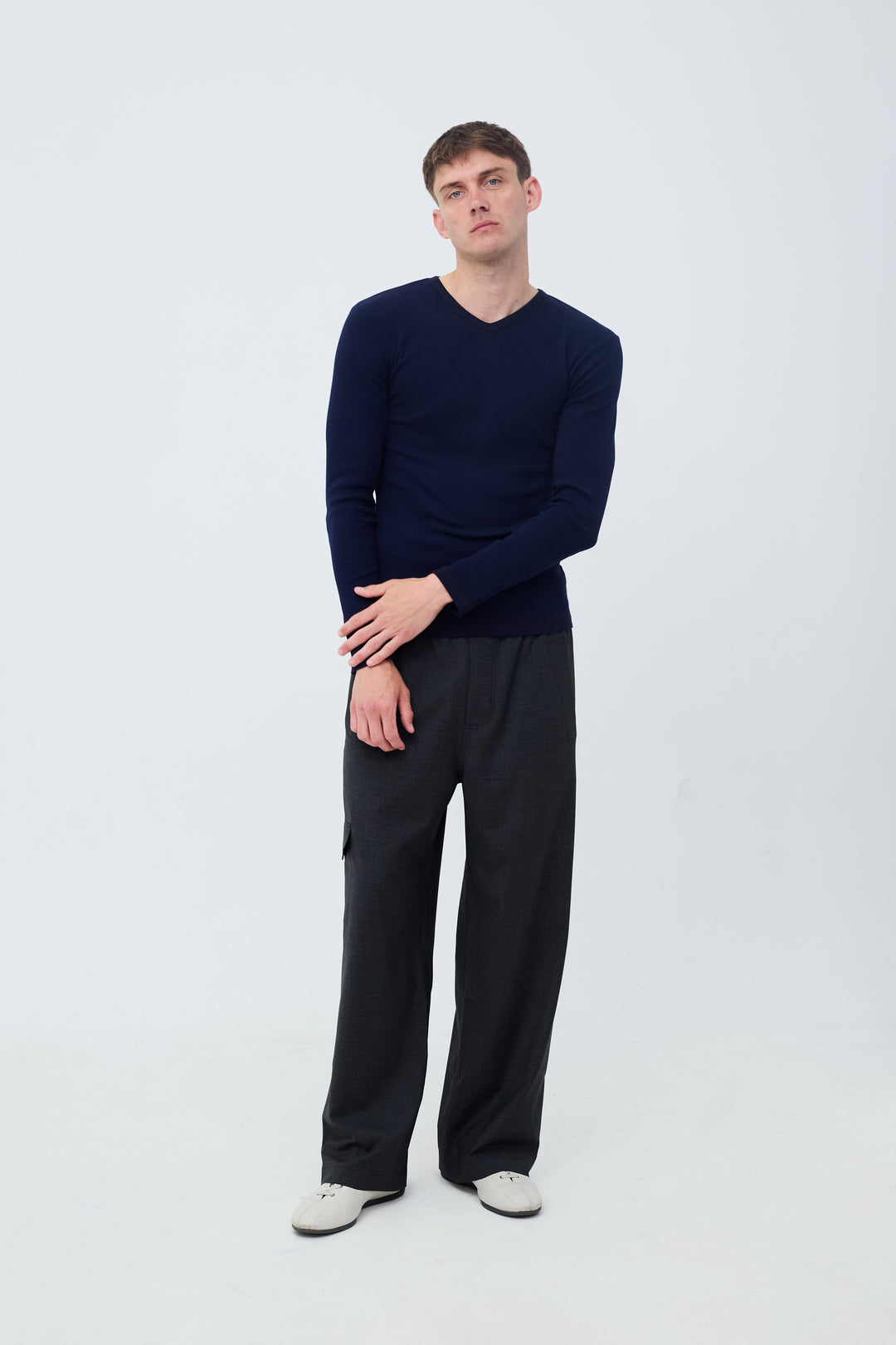 Marlon Long Sleeve Dark Navy
