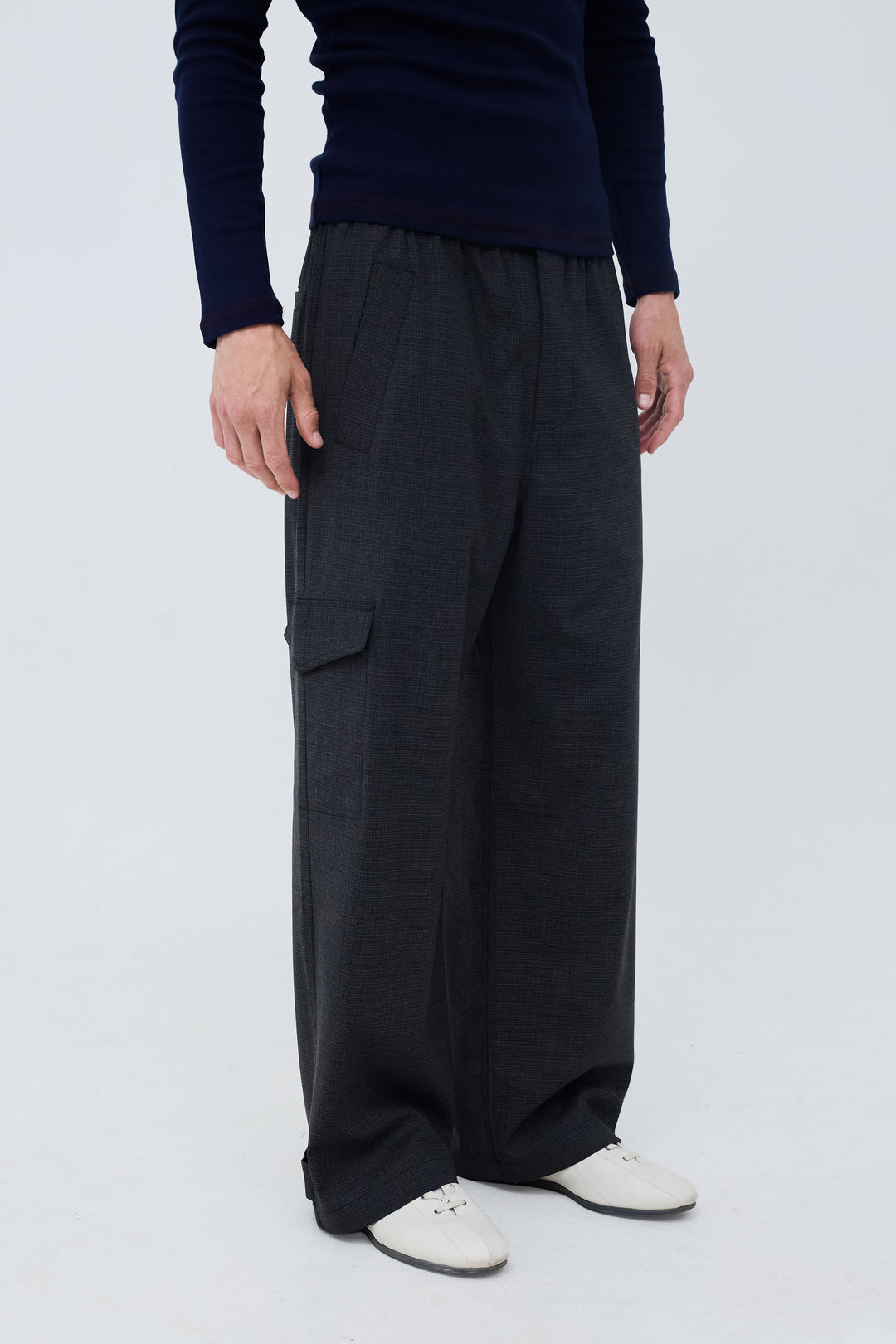 Idris Pants Grey/Black
