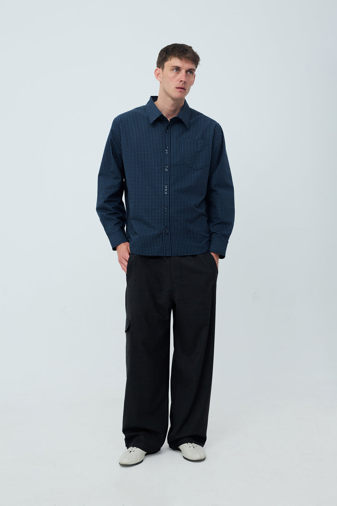 Pete Shirt Blue Check