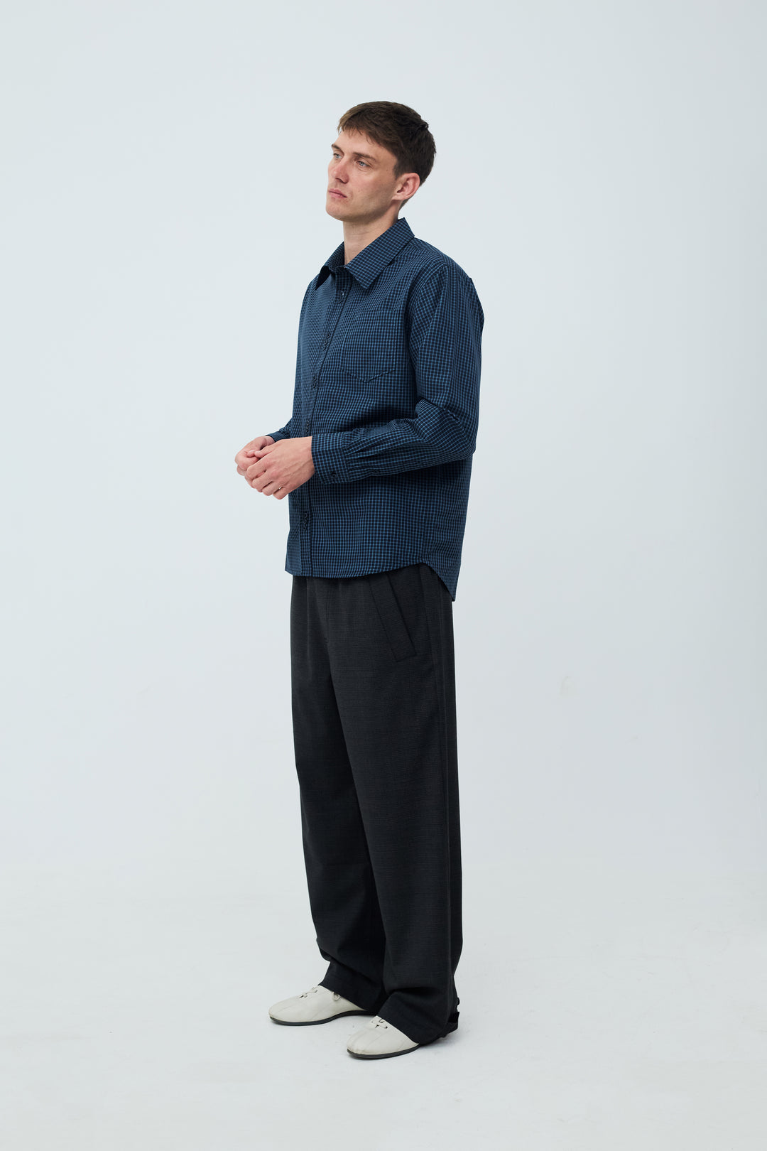 Pete Shirt Blue Check