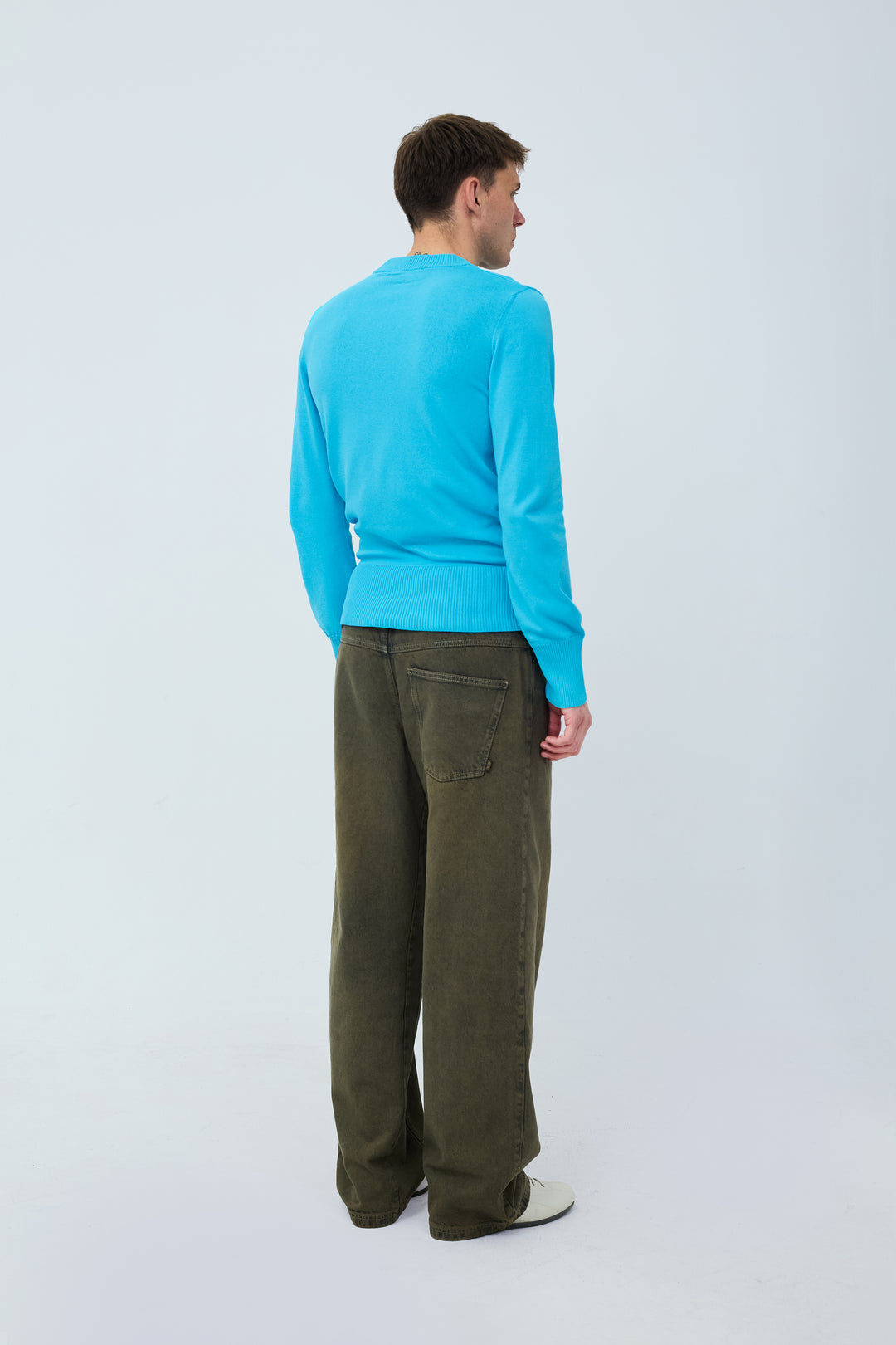 Deborah V-Neck Turquoise