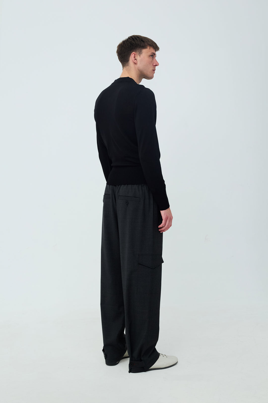 Idris Pants Grey/Black