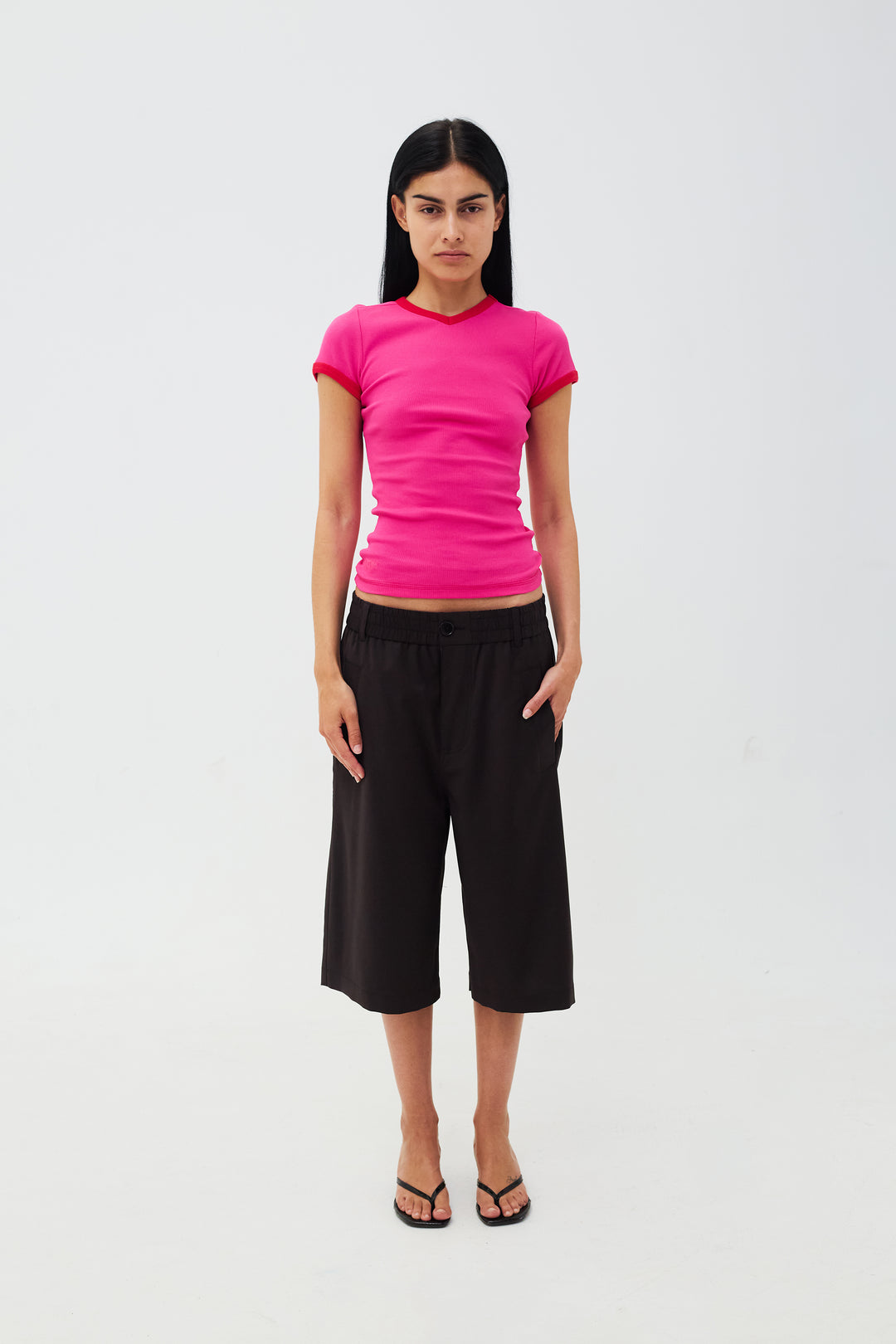Andi Shorts Dark Brown