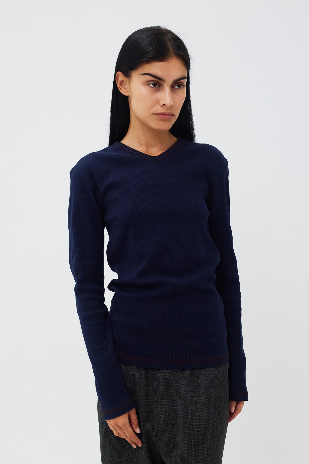 Marlon Long Sleeve Dark Navy