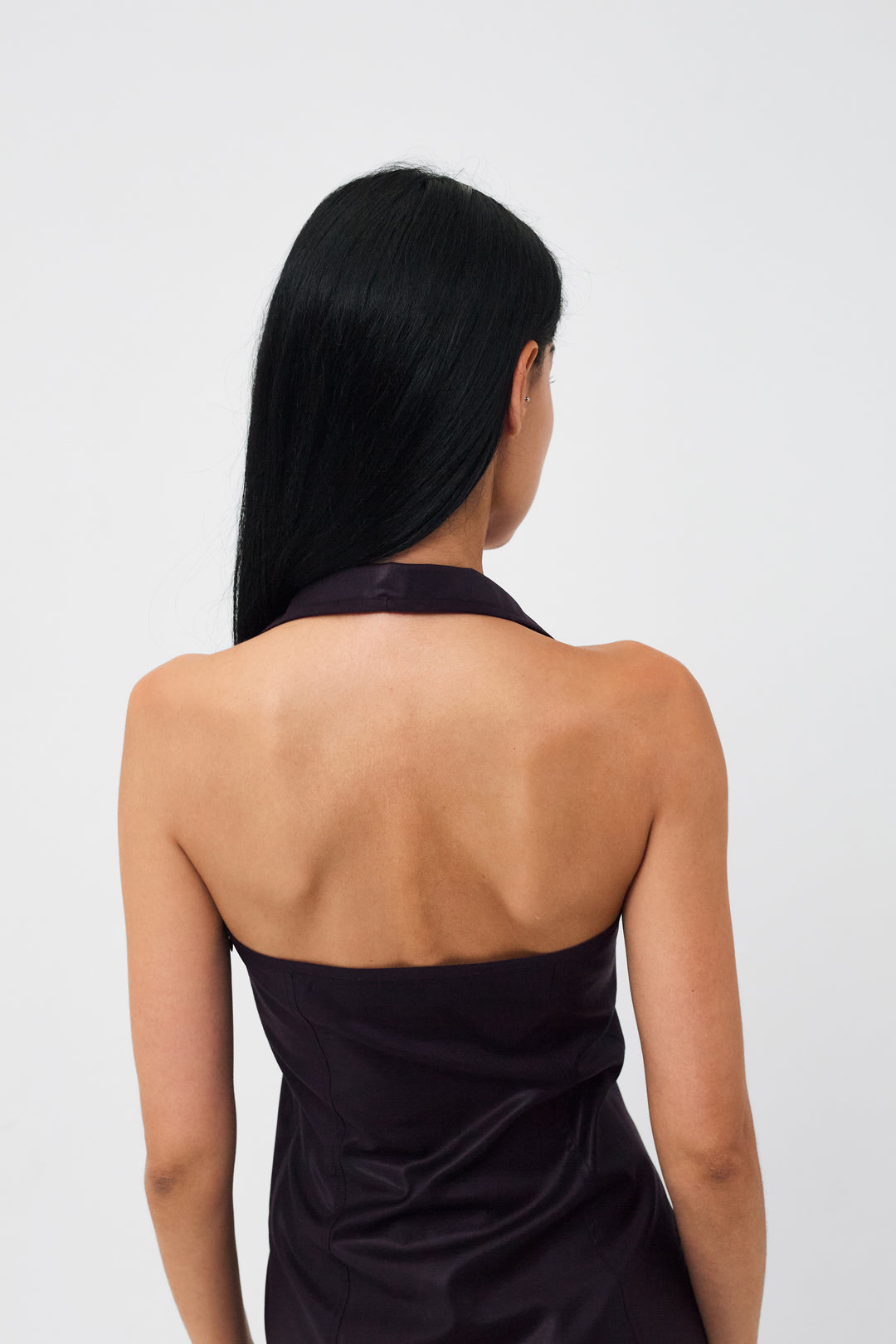 Happy Moon Dress Dark Burgundy