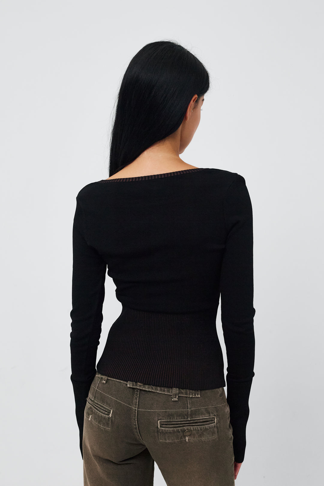 Gardenia Blouse Dark Brown