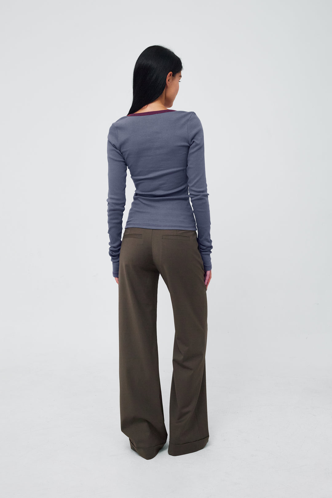 Lima Blouse Dusty Blue
