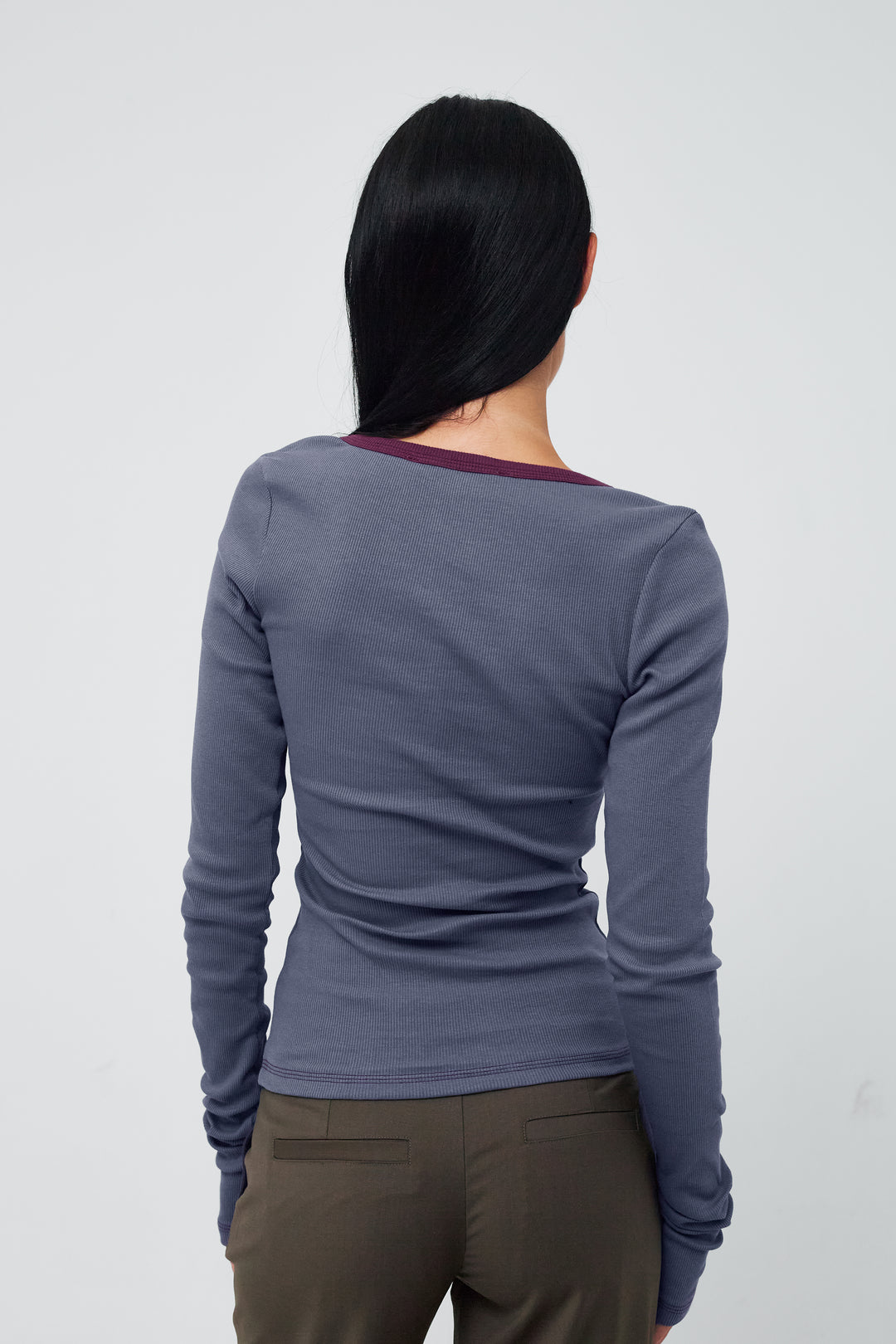 Lima Blouse Dusty Blue