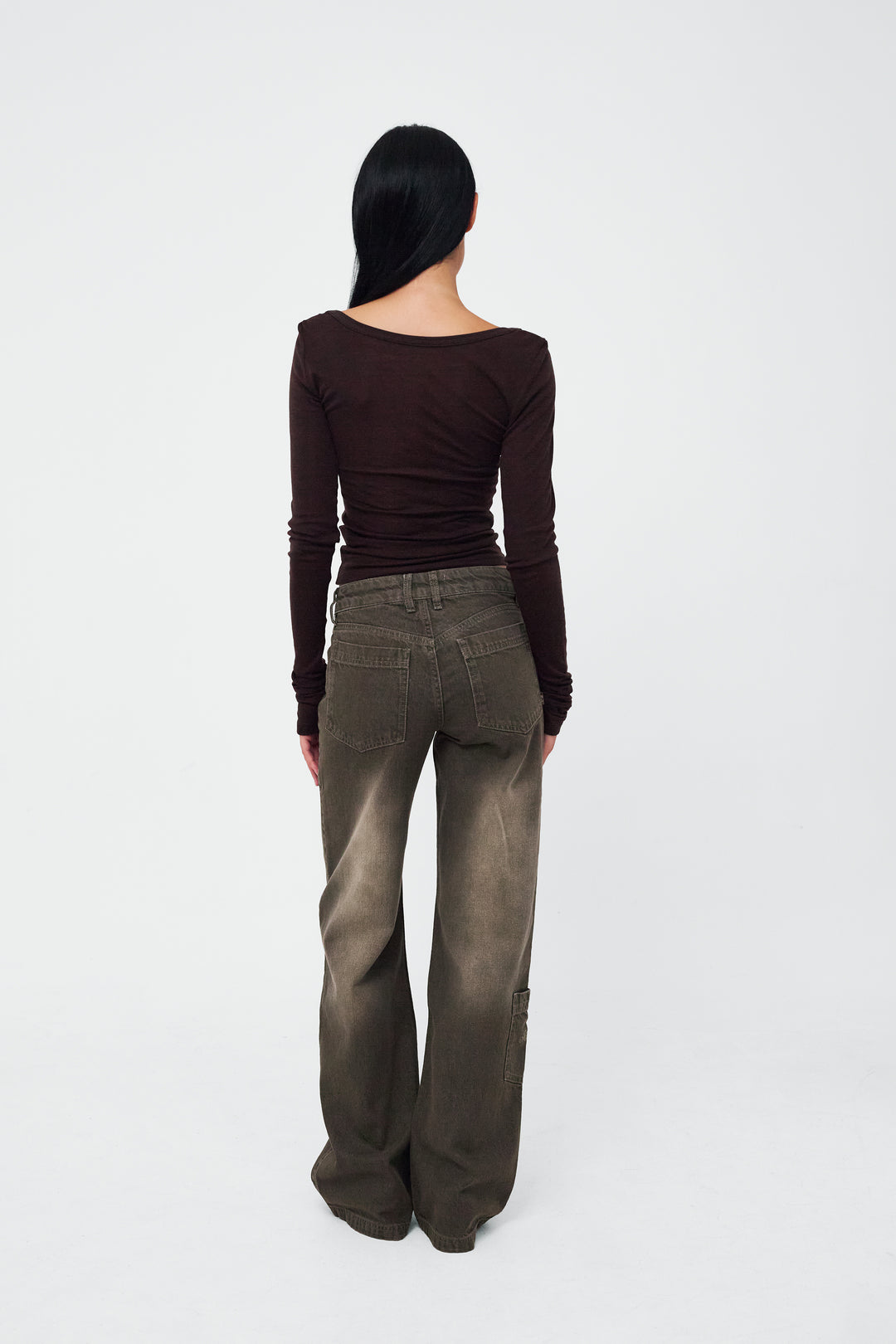 Mia Jeans Dusty Green