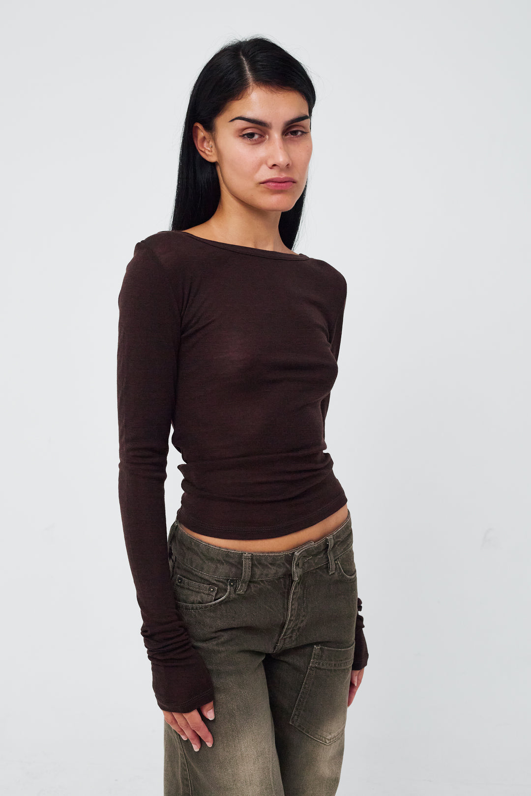 Roga Blouse Brown