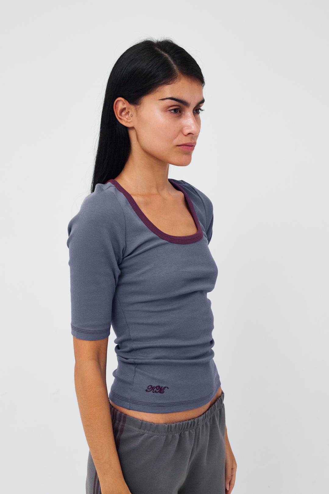 Mira T-Shirt Dusty Blue